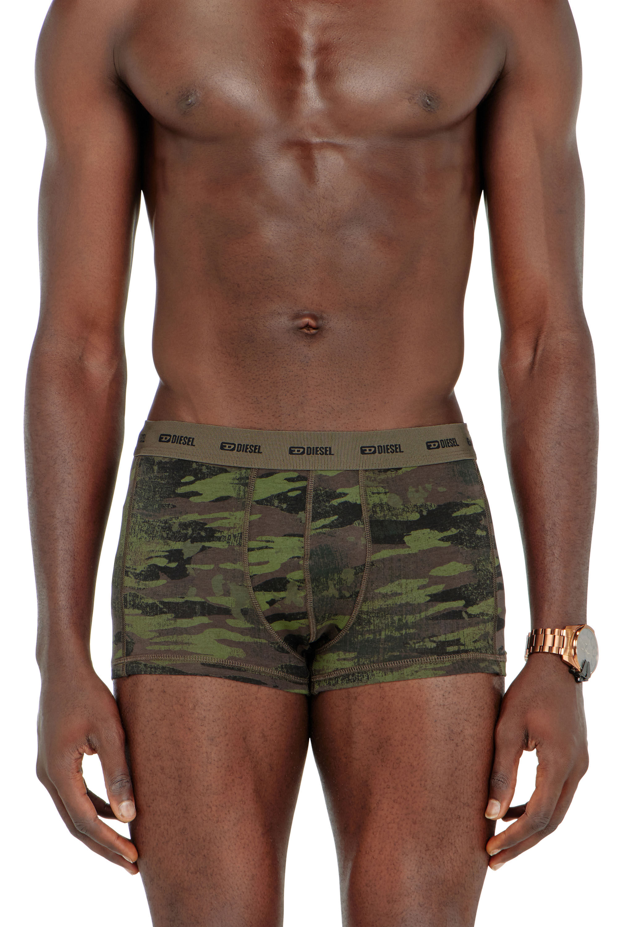 Diesel - DAMIEN-UTLT-3PACK, Lot de trois boxers unis et motif camouflage Homme in ToBeDefined - 3