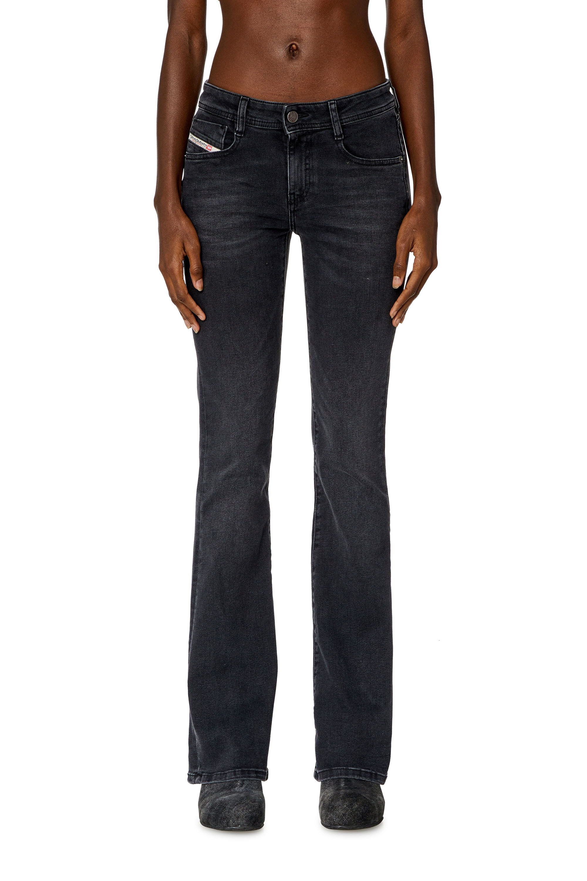 Jean top noir bootcut