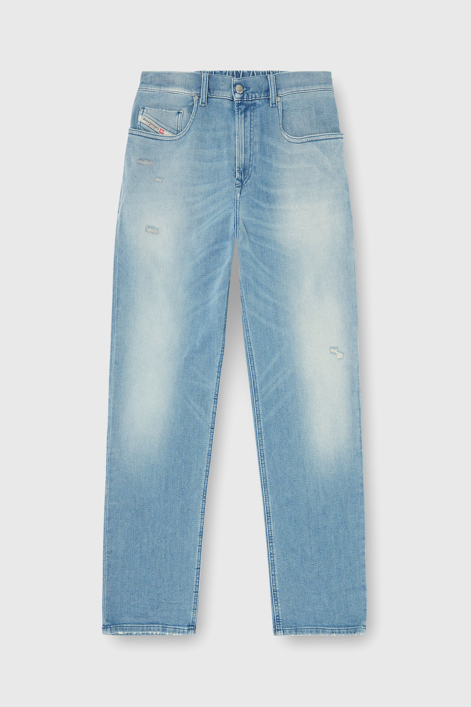 Diesel - Regular 2090 D-Veekley Joggjeans&reg; 09Q21 Homme, Bleu Clair - Image 4