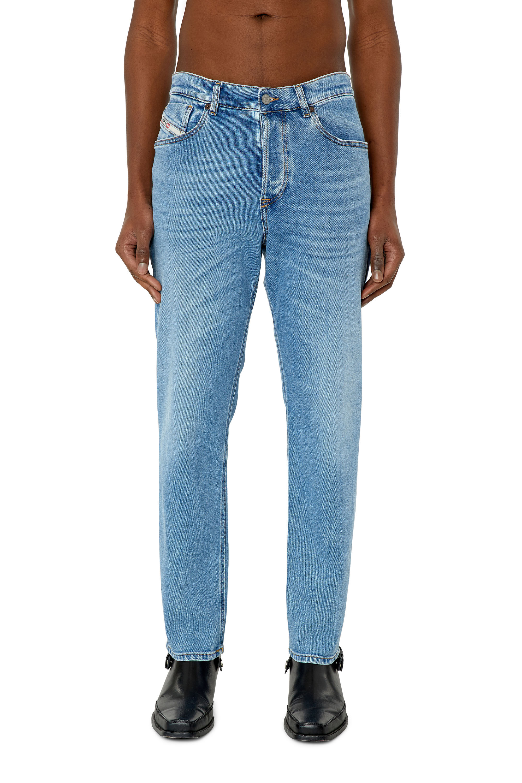 Diesel - 2005 D-Fining 9B92L Tapered Jeans, Bleu Clair - Image 3