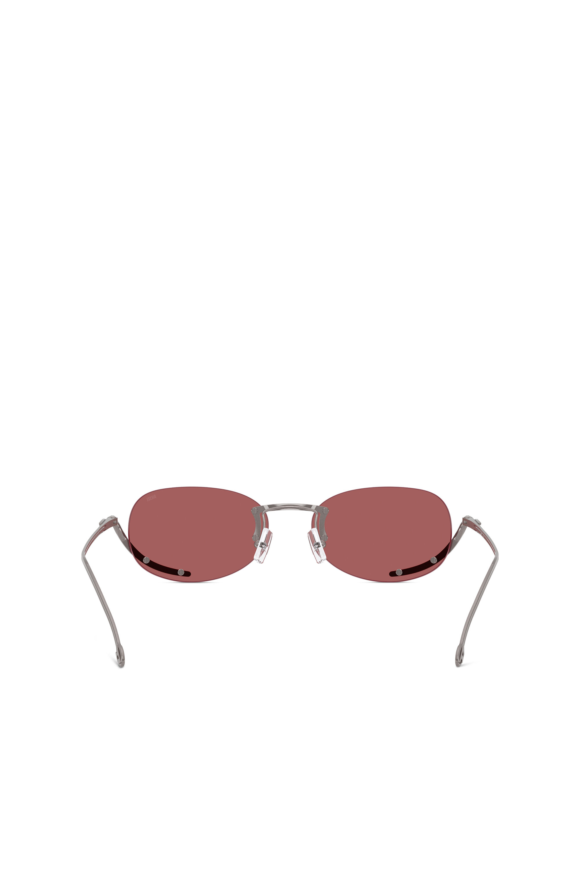Diesel - 0DL1004, Lunettes de soleil ovales Mixte in Rouge - 3
