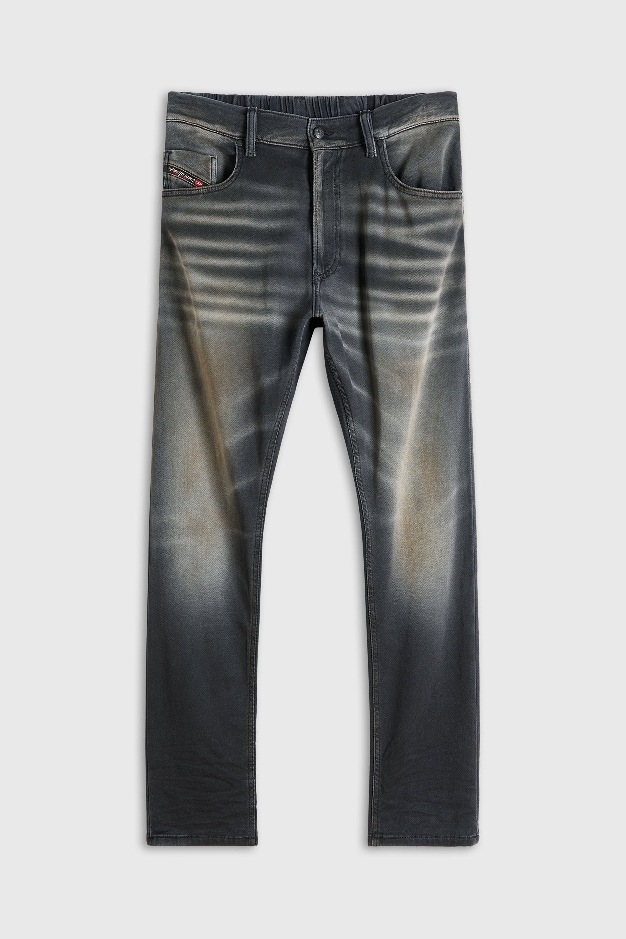 Diesel - Regular 2032 D-Krooley-BW Joggjeans&reg; 068ZQ Homme, Noir/Gris fonc&eacute; - Image 4