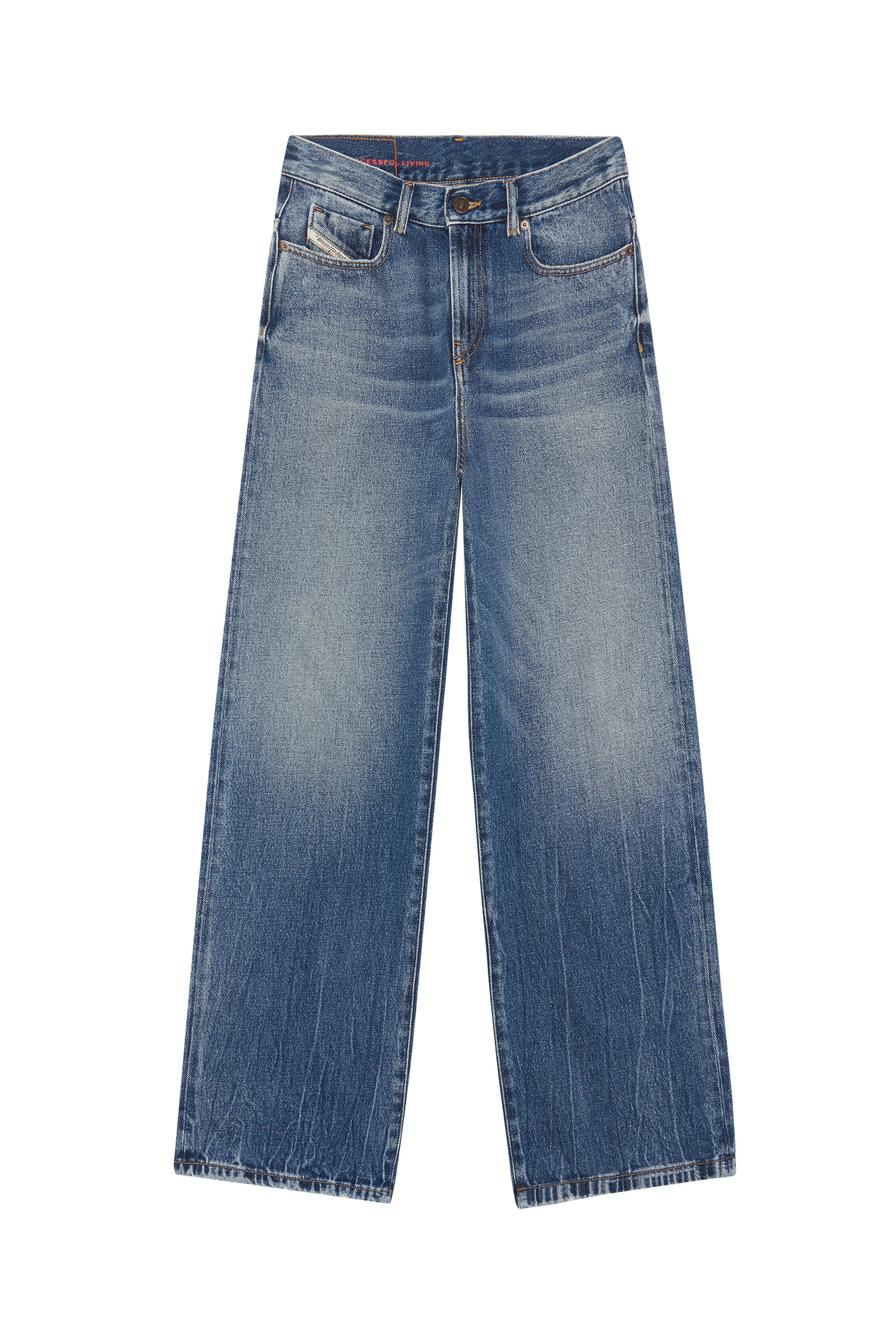 Diesel - 2000 Widee 09E03 Bootcut and Flare Jeans, Bleu moyen - Image 2