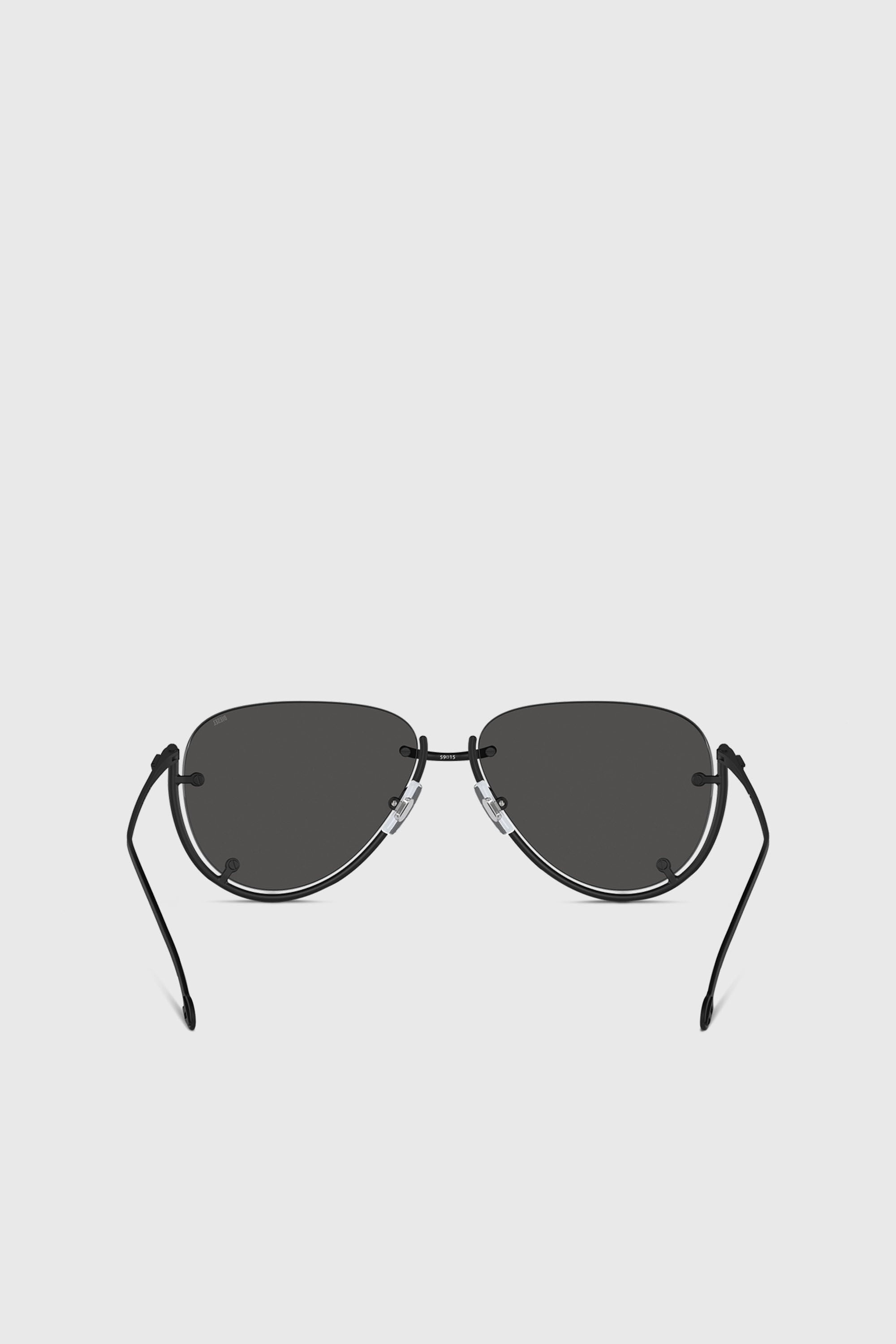 Diesel - 0DL1003, Lunettes de soleil de mod&egrave;le pilote Mixte in Noir - 3