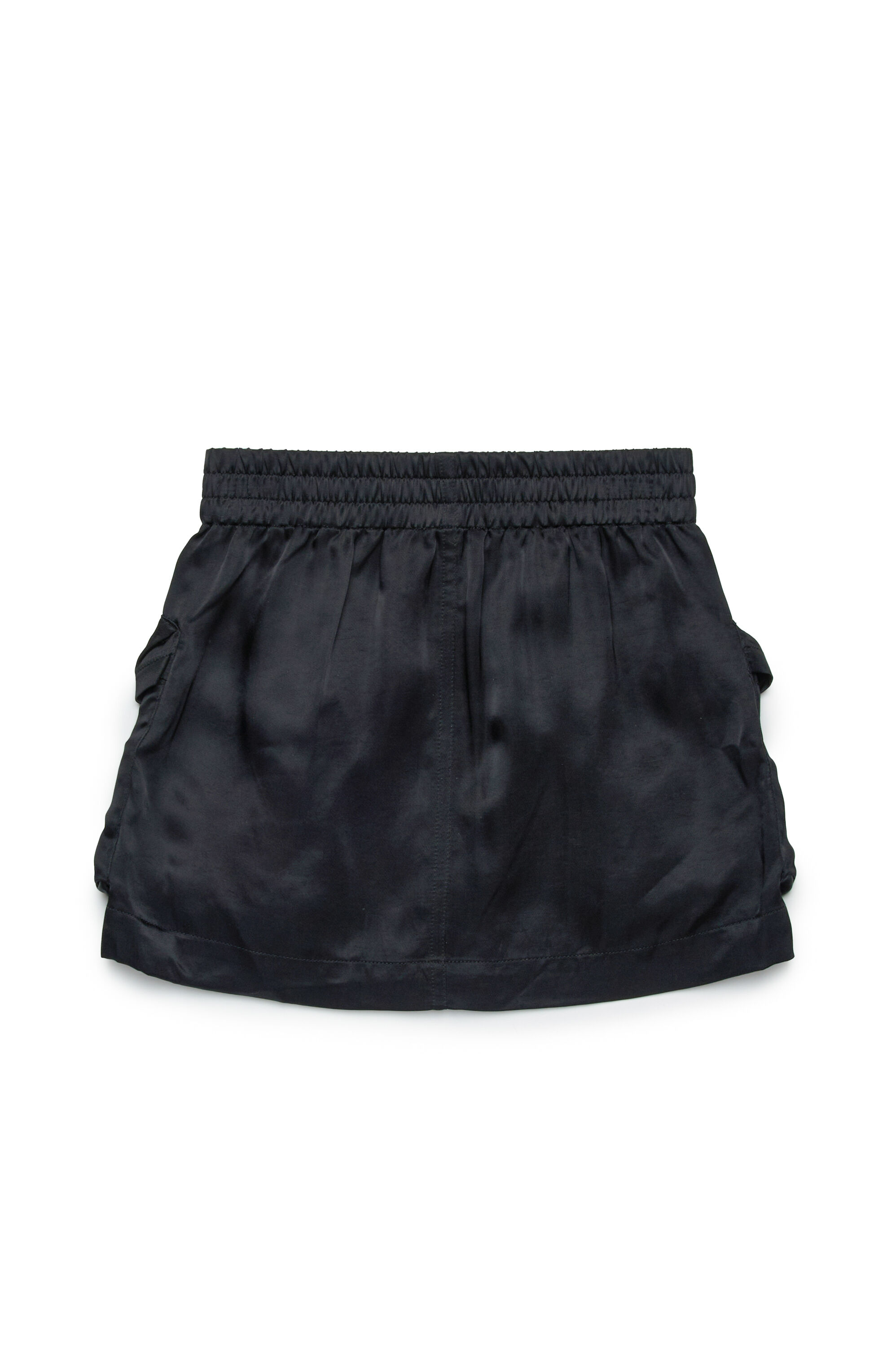Diesel - GOMIRTYS, Jupe cargo brillante Femme in Noir - 2