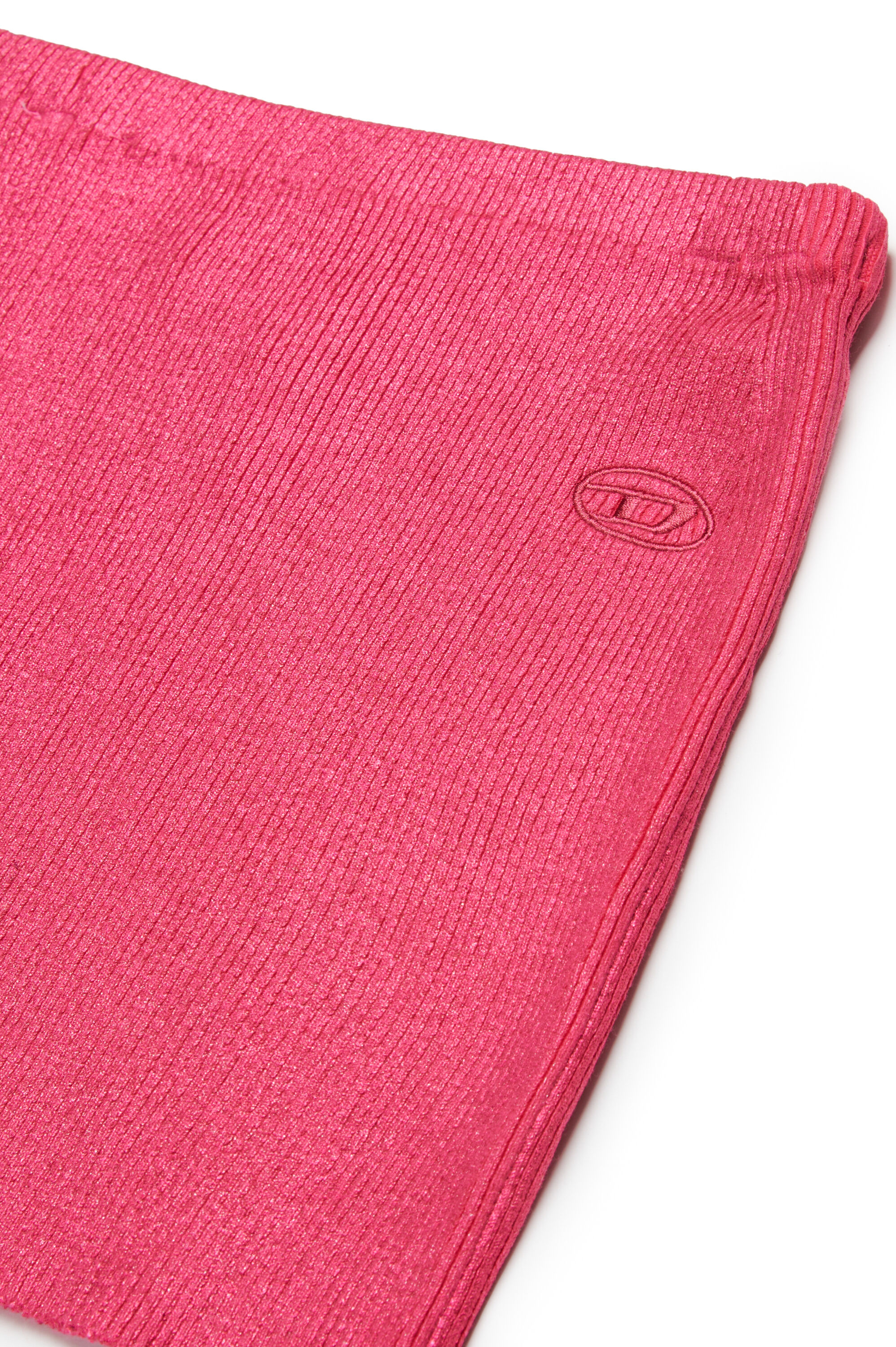 Diesel - GESID, Mini-jupe côtelée Femme in Rose - 3
