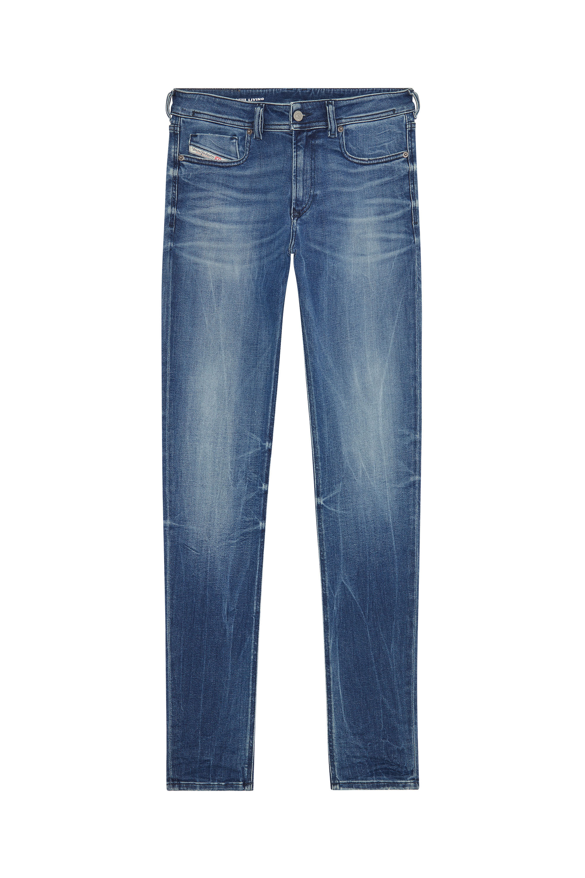 Diesel - Skinny Jeans 1979 Sleenker 09G30, Bleu moyen - Image 2