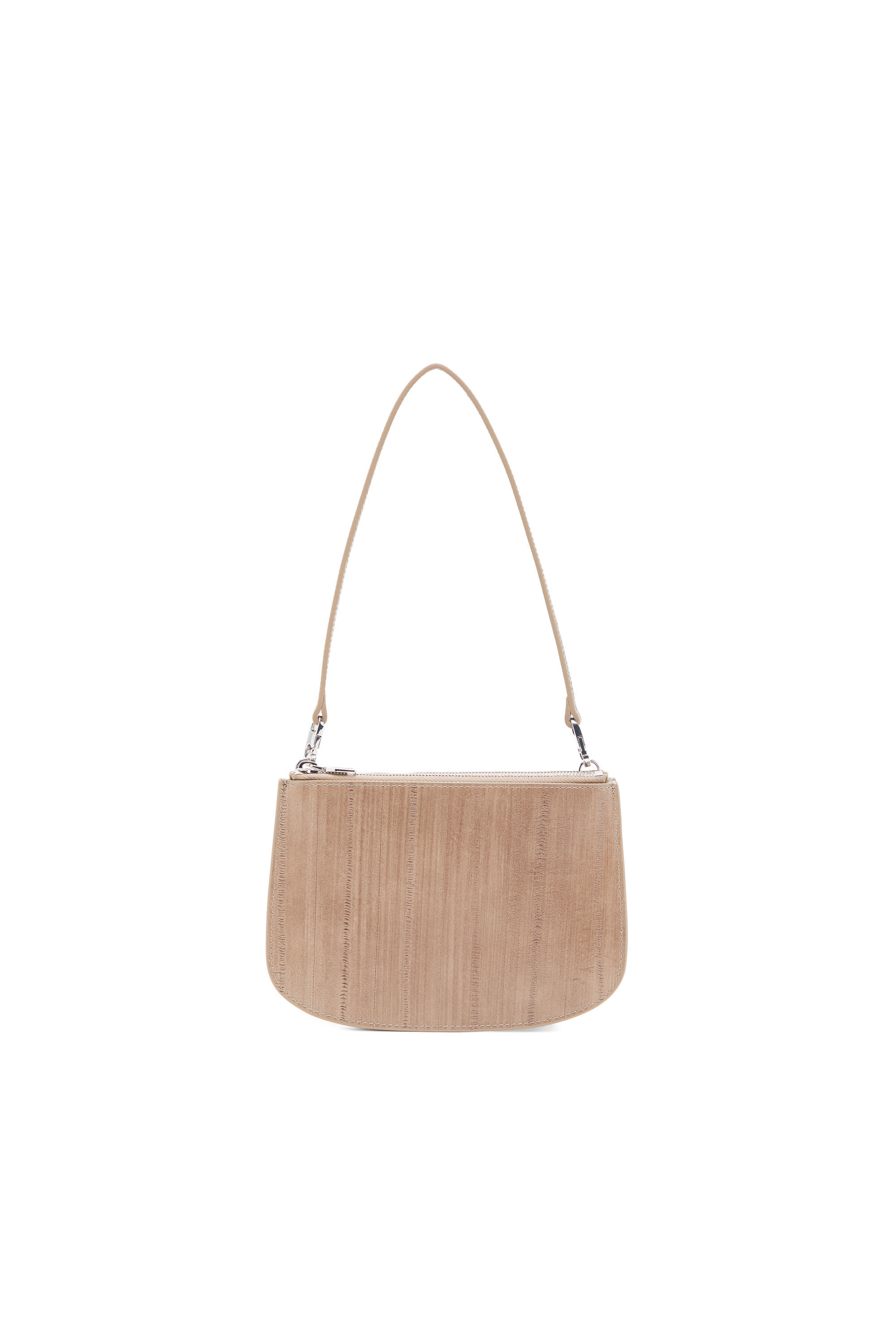 Diesel - 1DR TWIN, 1DR Twin-Sac épaule à deux pochettes en cuir imprimé Femme in Marron - 3