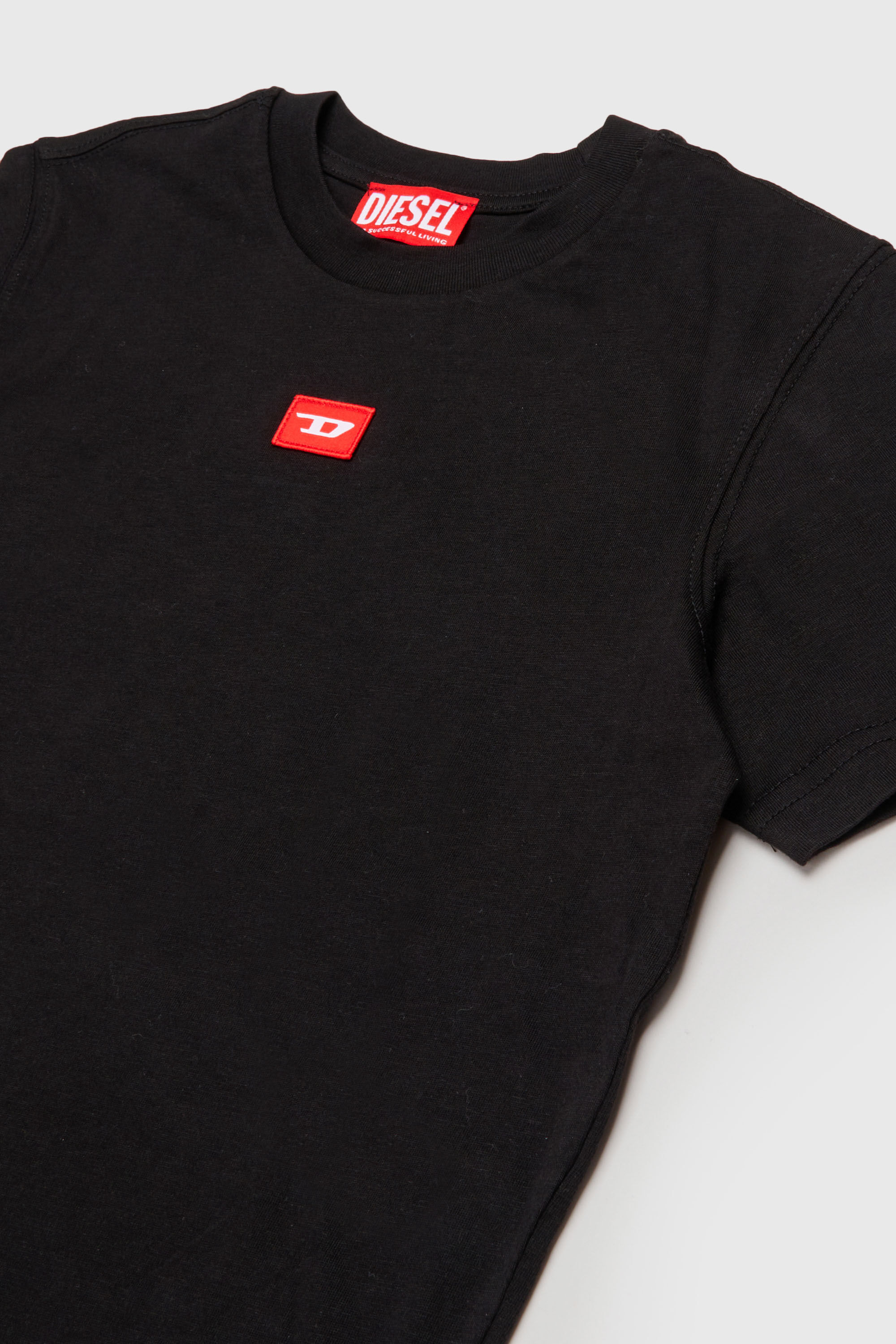 Diesel - TXDIEGO, T-shirt en coton avec &eacute;cusson Homme in Noir - 3