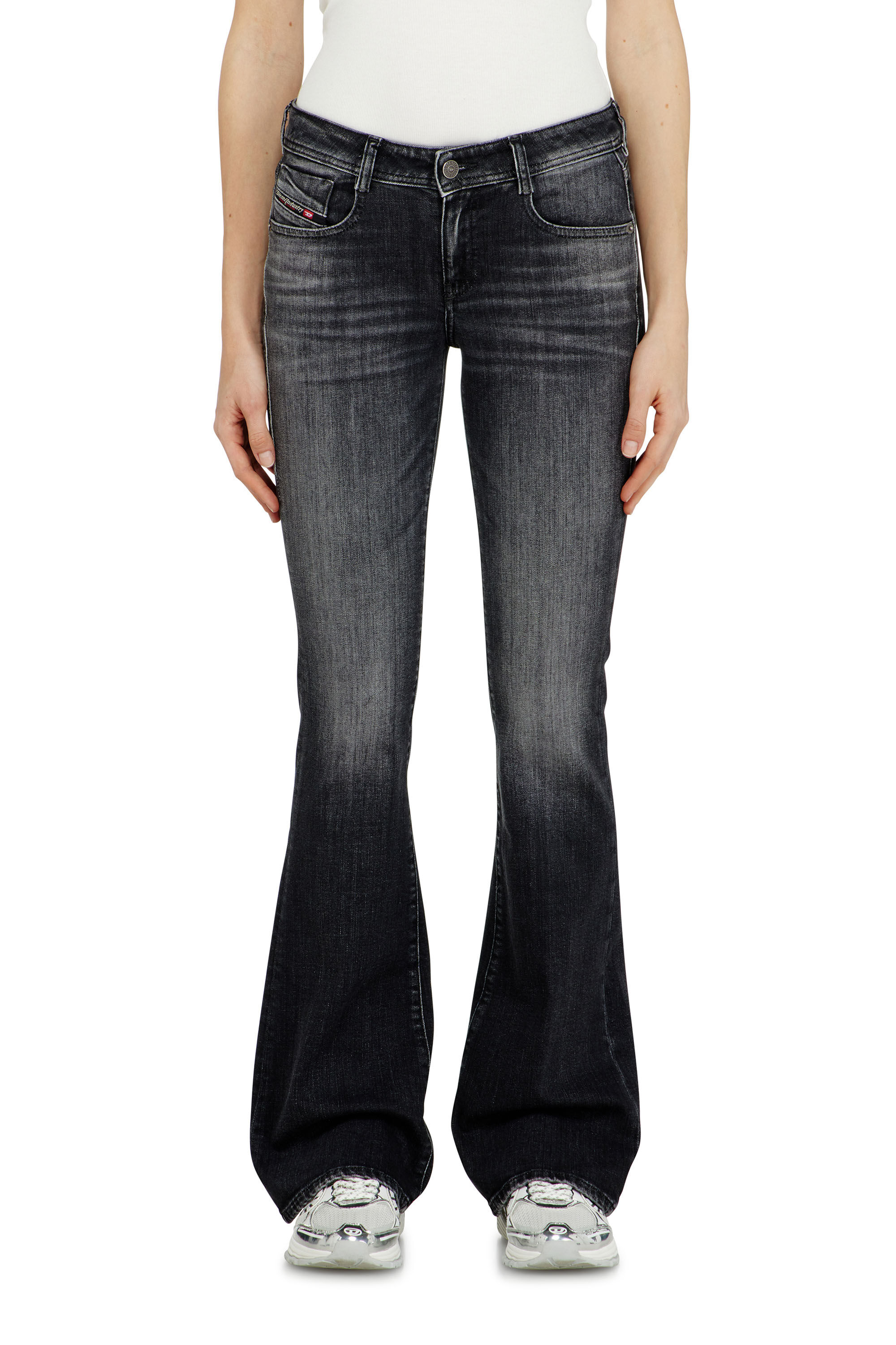 Diesel - Bootcut Jeans 1969 D-Ebbey 09L98 Femme, Noir/Gris fonc&eacute; - Image 4