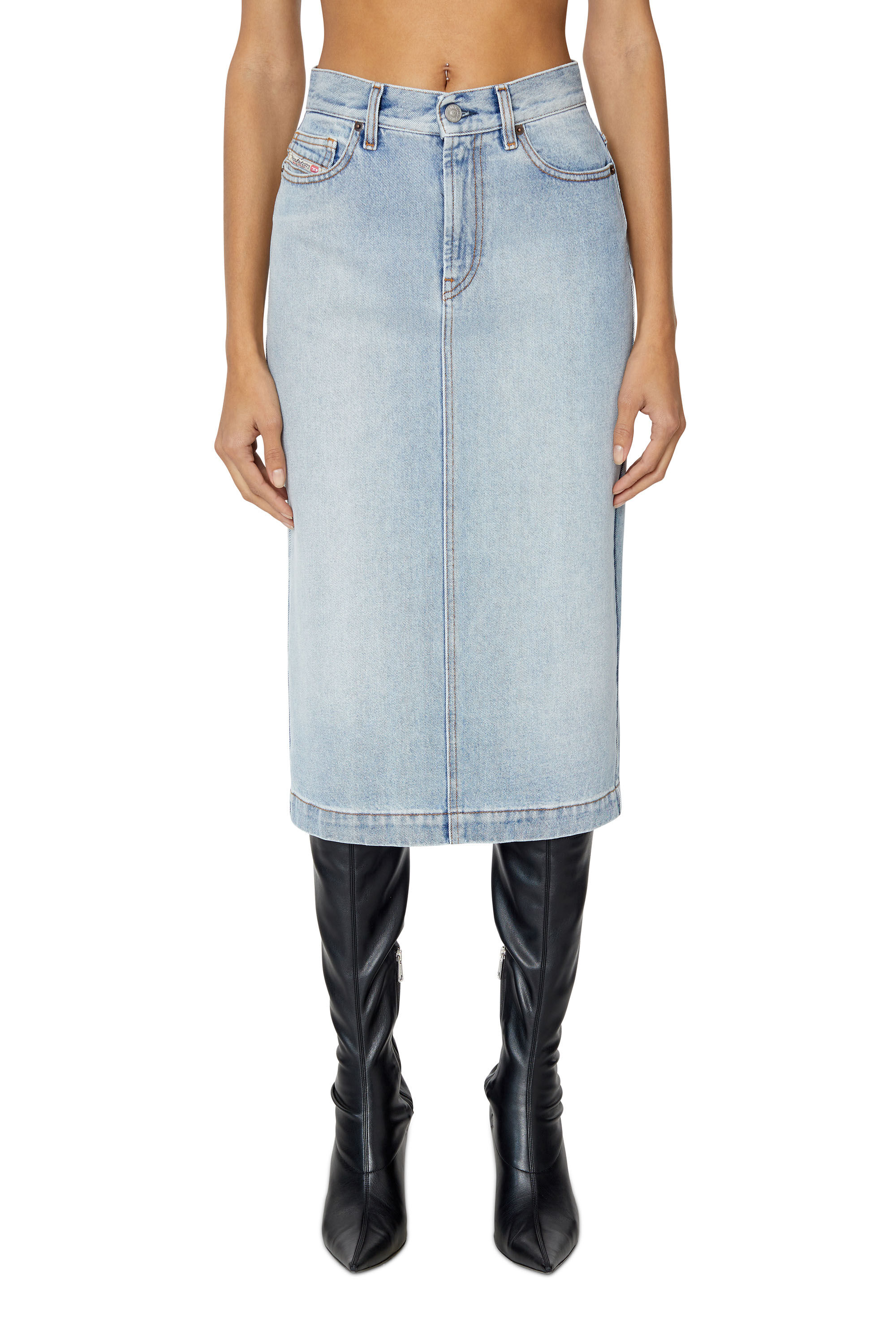 DIESEL DE-RONNY スカート　デニム DE-RONNY A0493409C16 スカート(WOMEN)|DIESEL(ディーゼル)公式