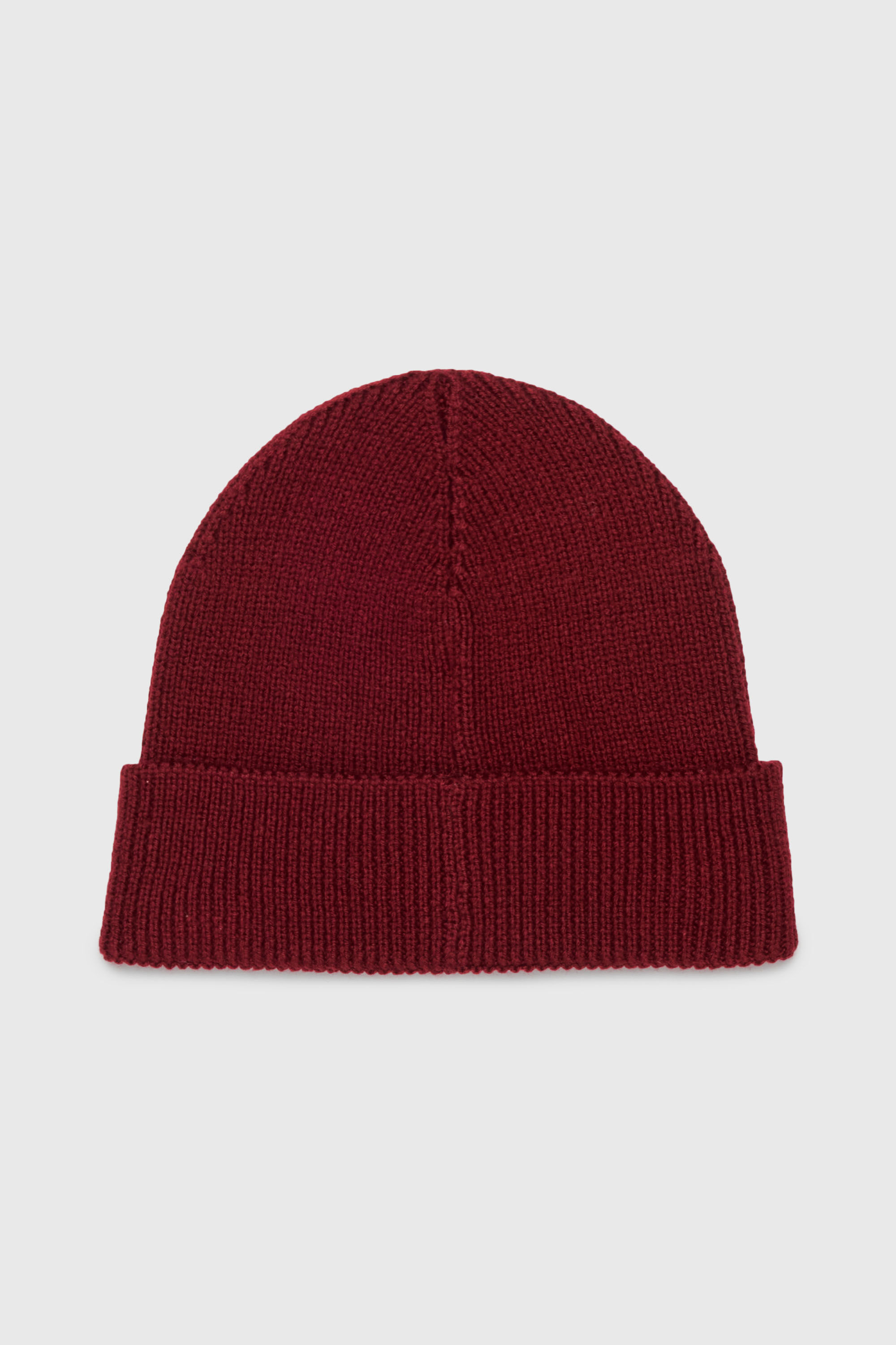 Diesel - FLOT, Bonnet en laine m&eacute;lang&eacute;e avec patch logo D Mixte in Rouge - 2
