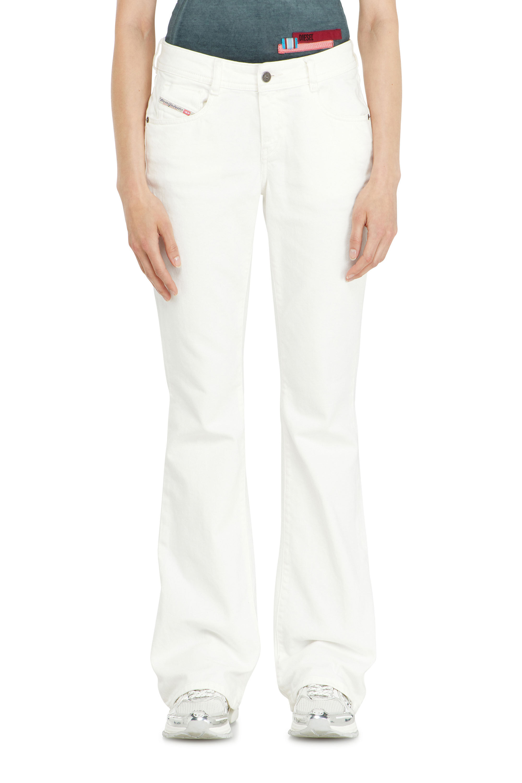 Diesel - Bootcut Jeans 1969 D-Ebbey 09D63 Femme, Blanc - Image 4