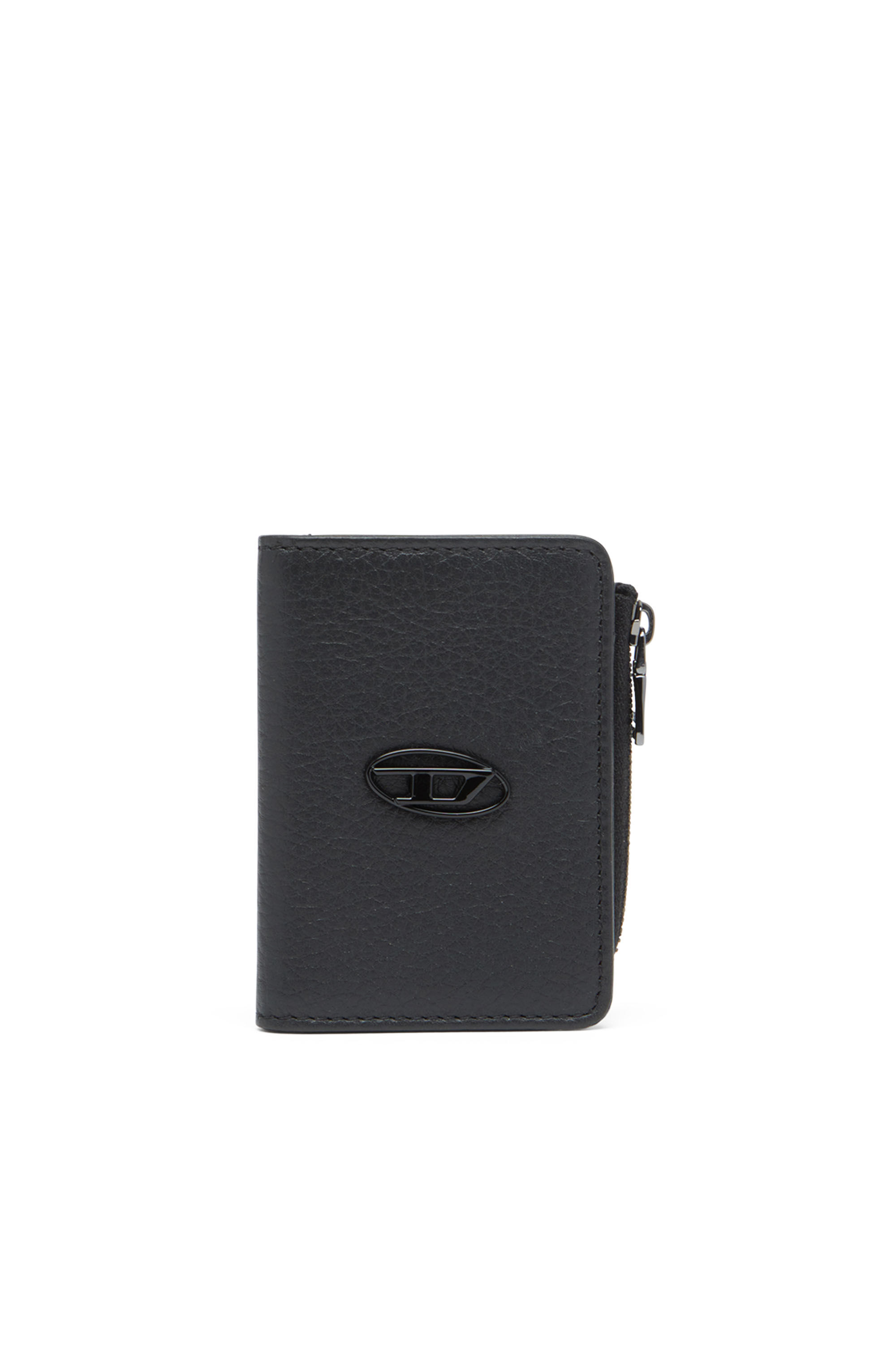 Diesel - HISSU EVO CARD HOLDER L, Homme Porte-cartes en cuir in Noir - Image 1