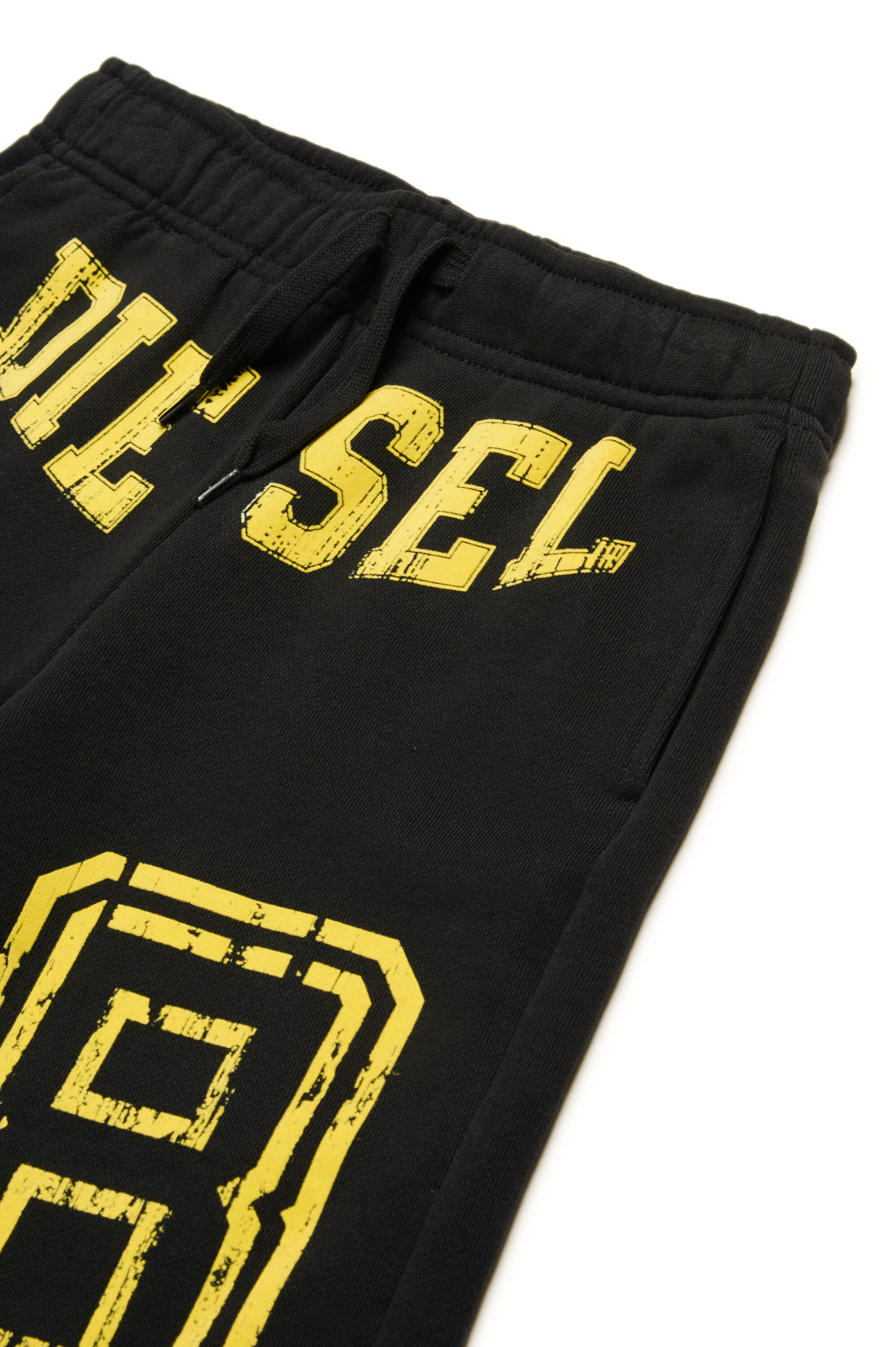 Diesel - PTAINSHORT, Short de survêtement avec logo Diesel 78 Homme in Noir - 3