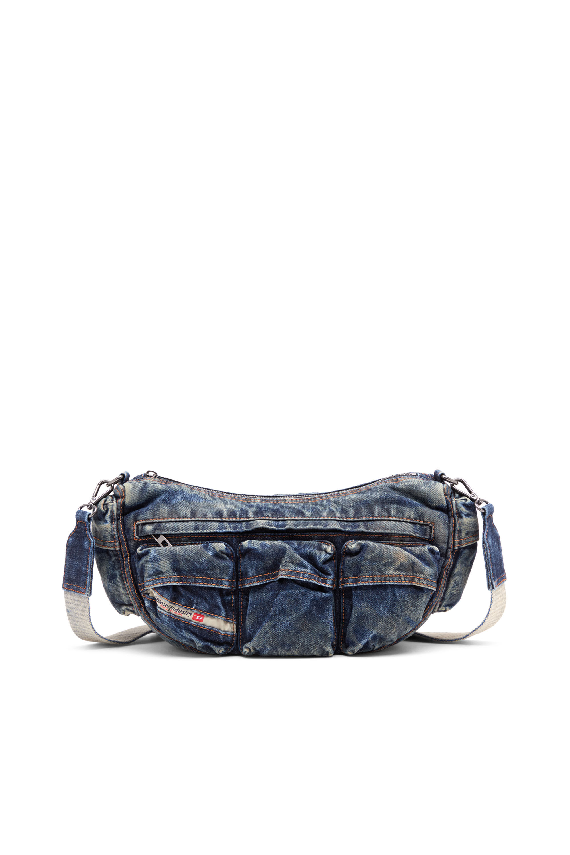 Travel 3000 Shoulder Bag X Sac Multipocket en denim trait Femme