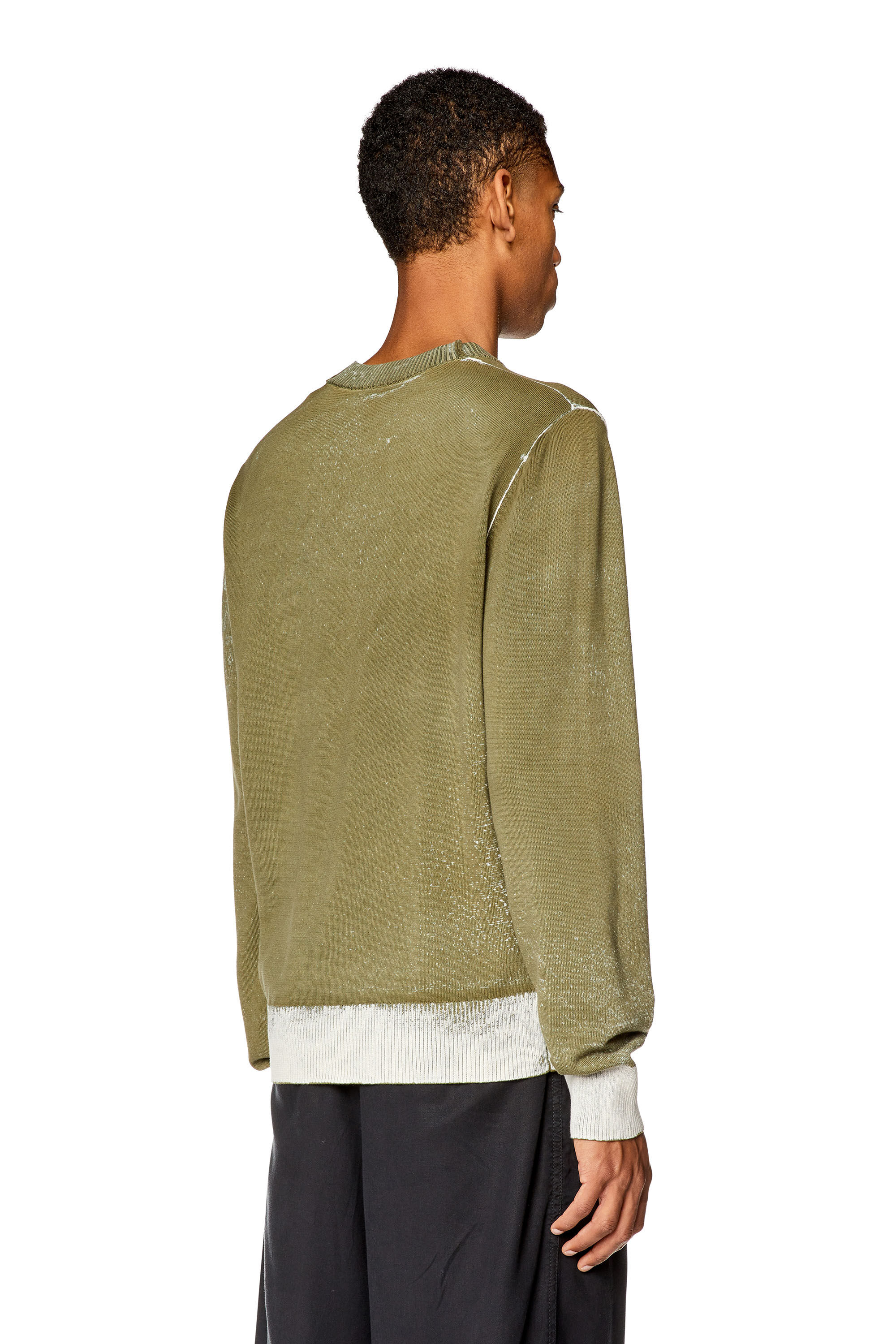 Pull en coton avec imprim invers Homme K LARENCE B Diesel