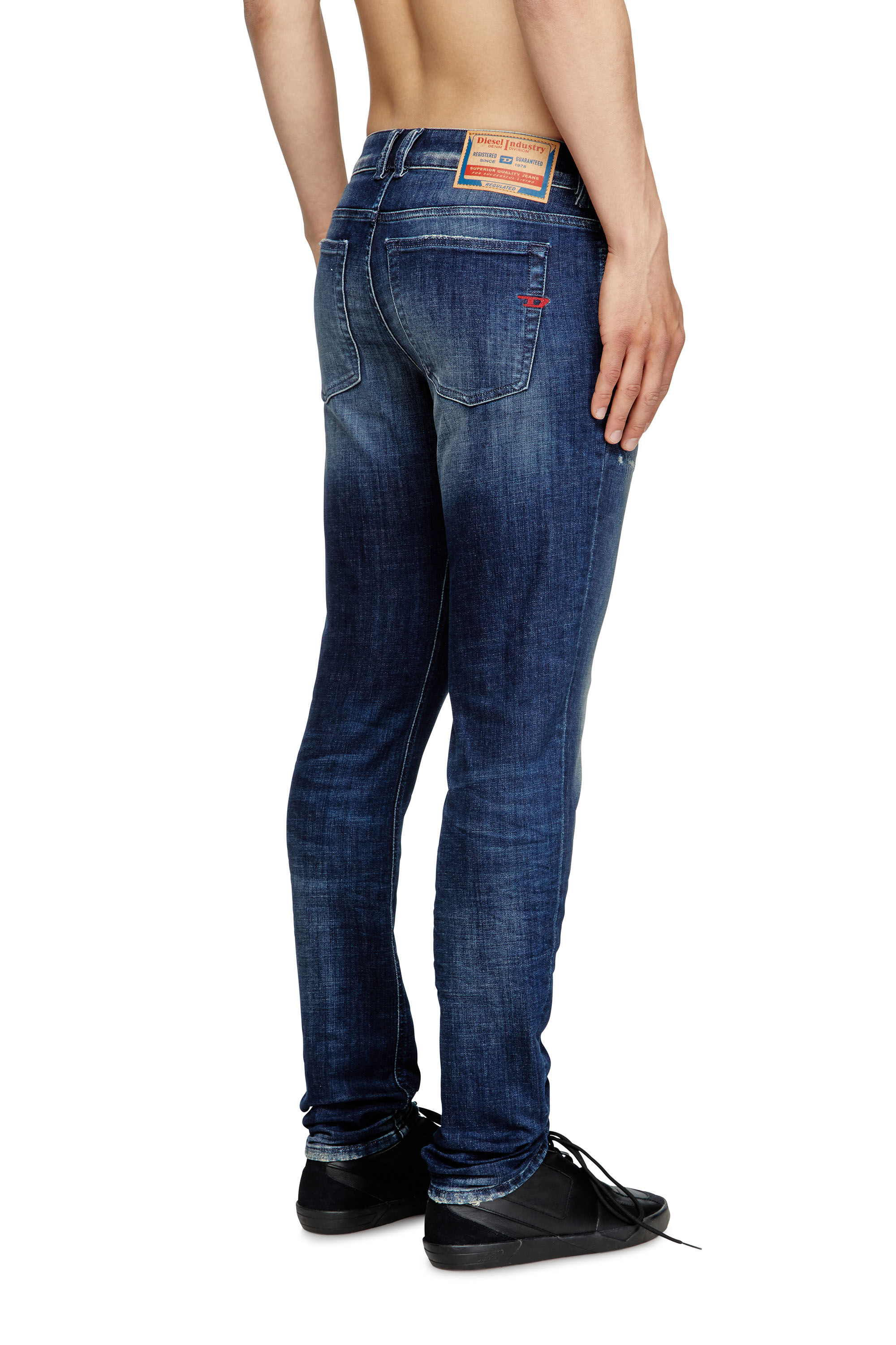 Diesel - Skinny Jeans 1979 Sleenker 09L97 Homme, Bleu Foncé - Image 4