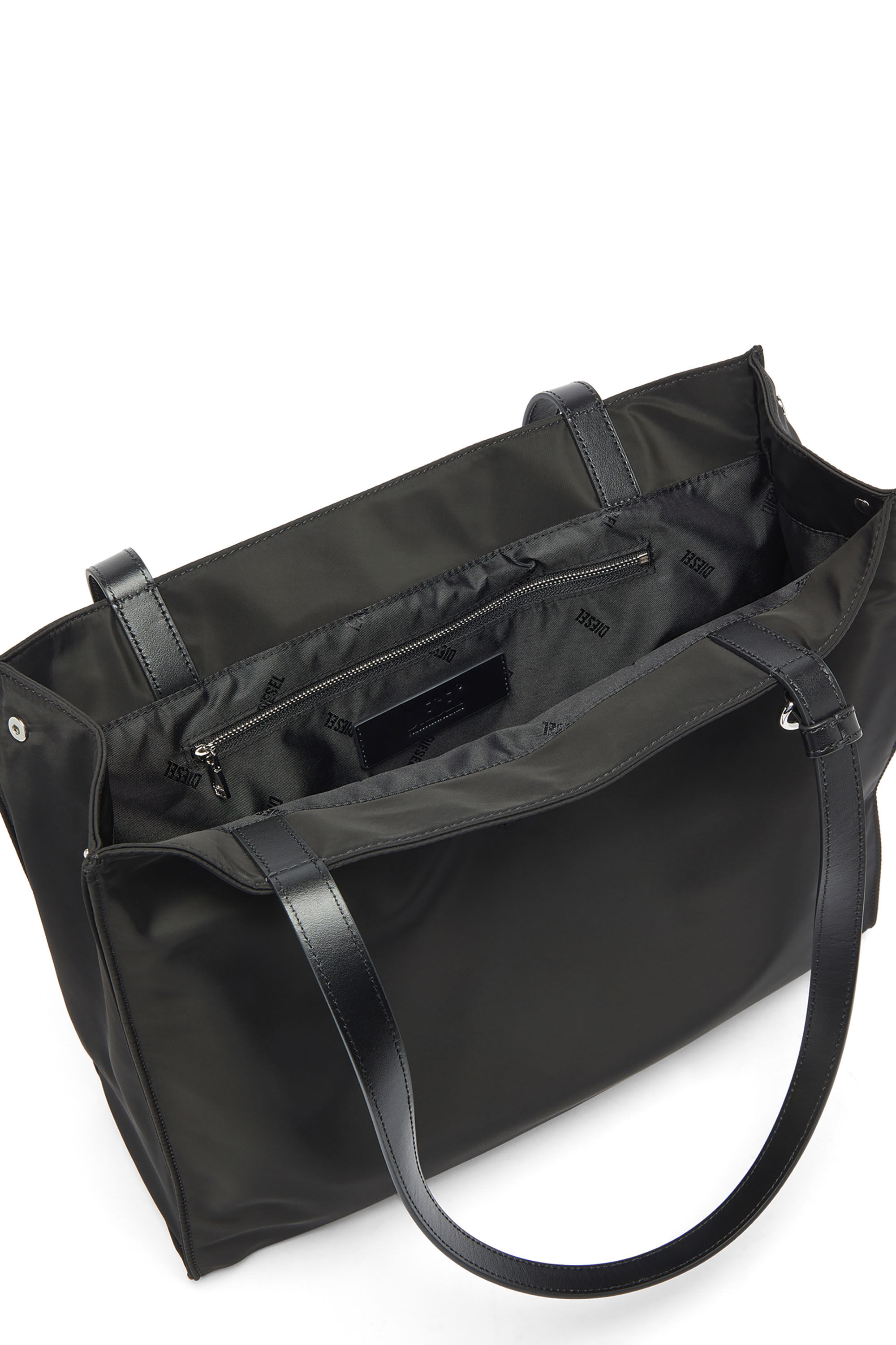 Diesel - 1DR TOTE E/W, 1DR - Sac shopping en nylon avec rabat en cuir Mixte in ToBeDefined - 3