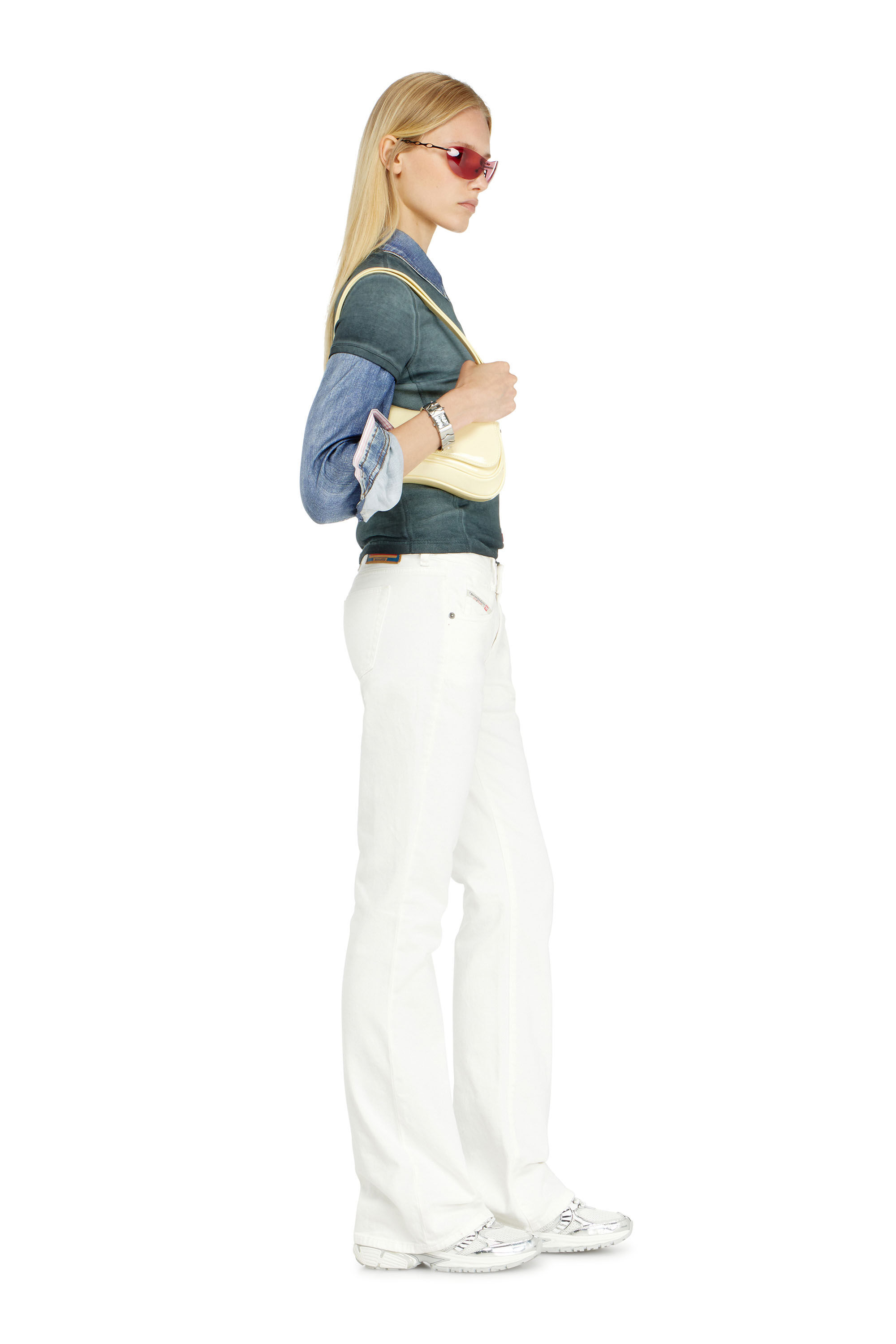 Diesel - Bootcut Jeans 1969 D-Ebbey 09D63 Femme, Blanc - Image 2