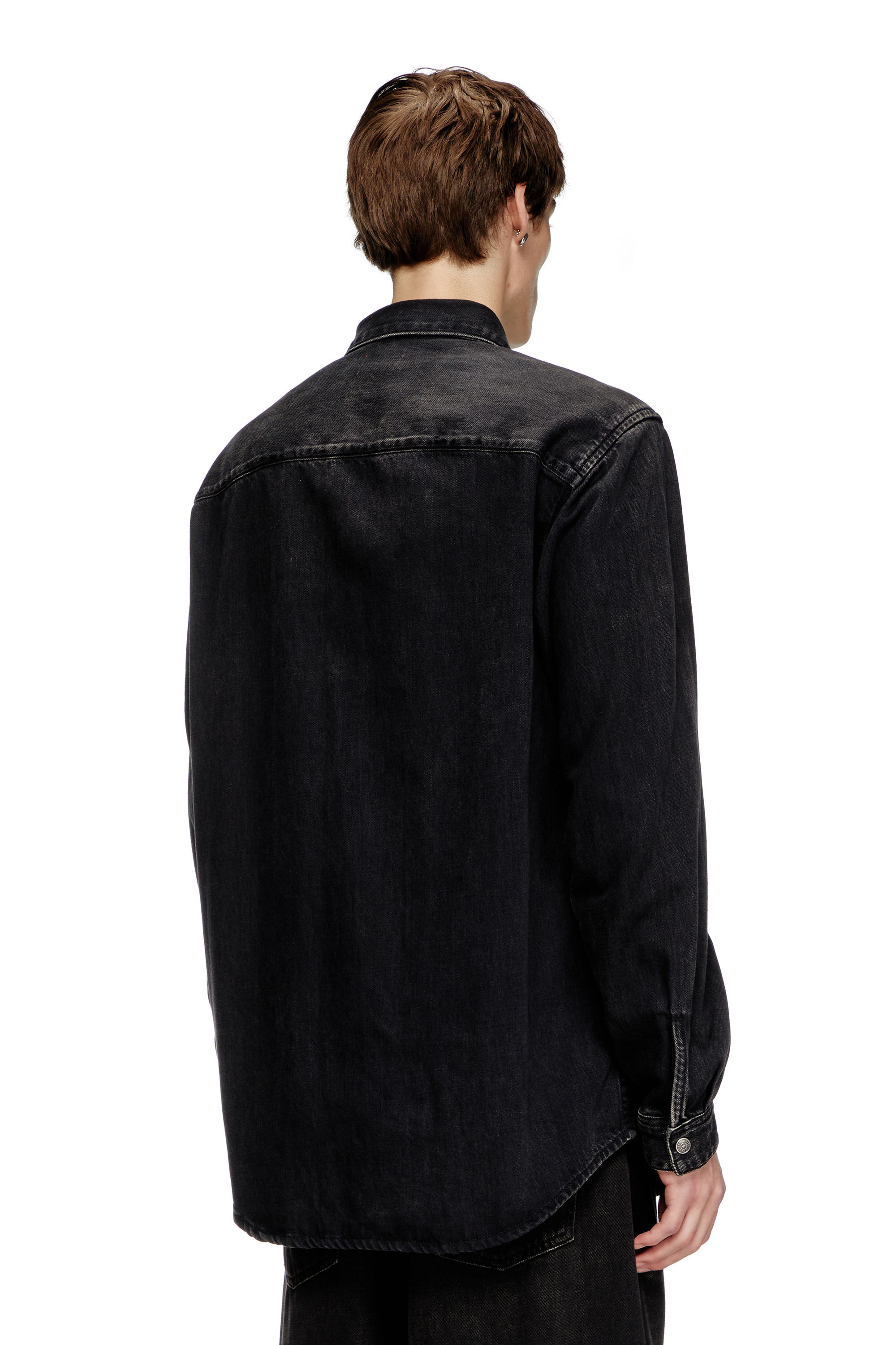 Chemise en denim TENCEL Homme Noir Diesel