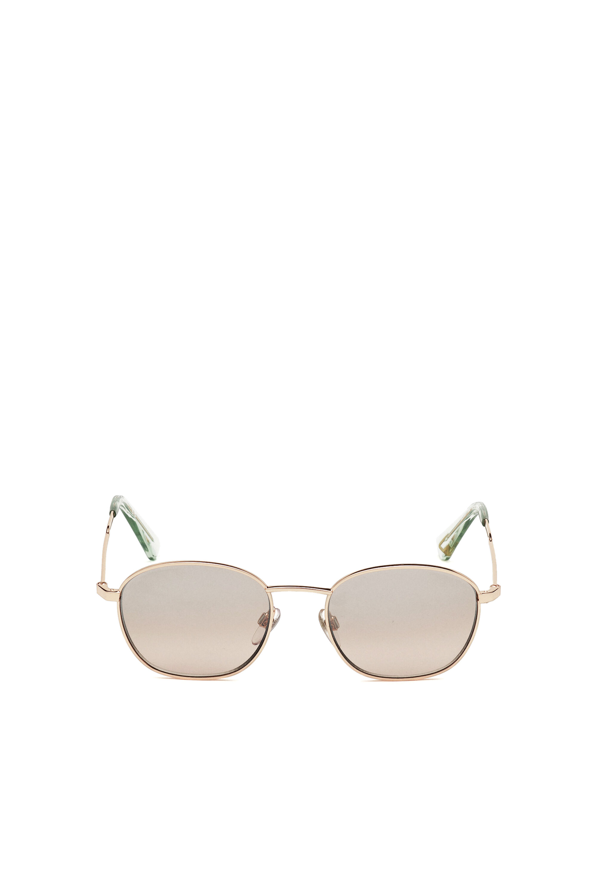 Diesel - DL0307, Lunettes de soleil unisexes à la silhouette arrondie Mixte in Rose - 1
