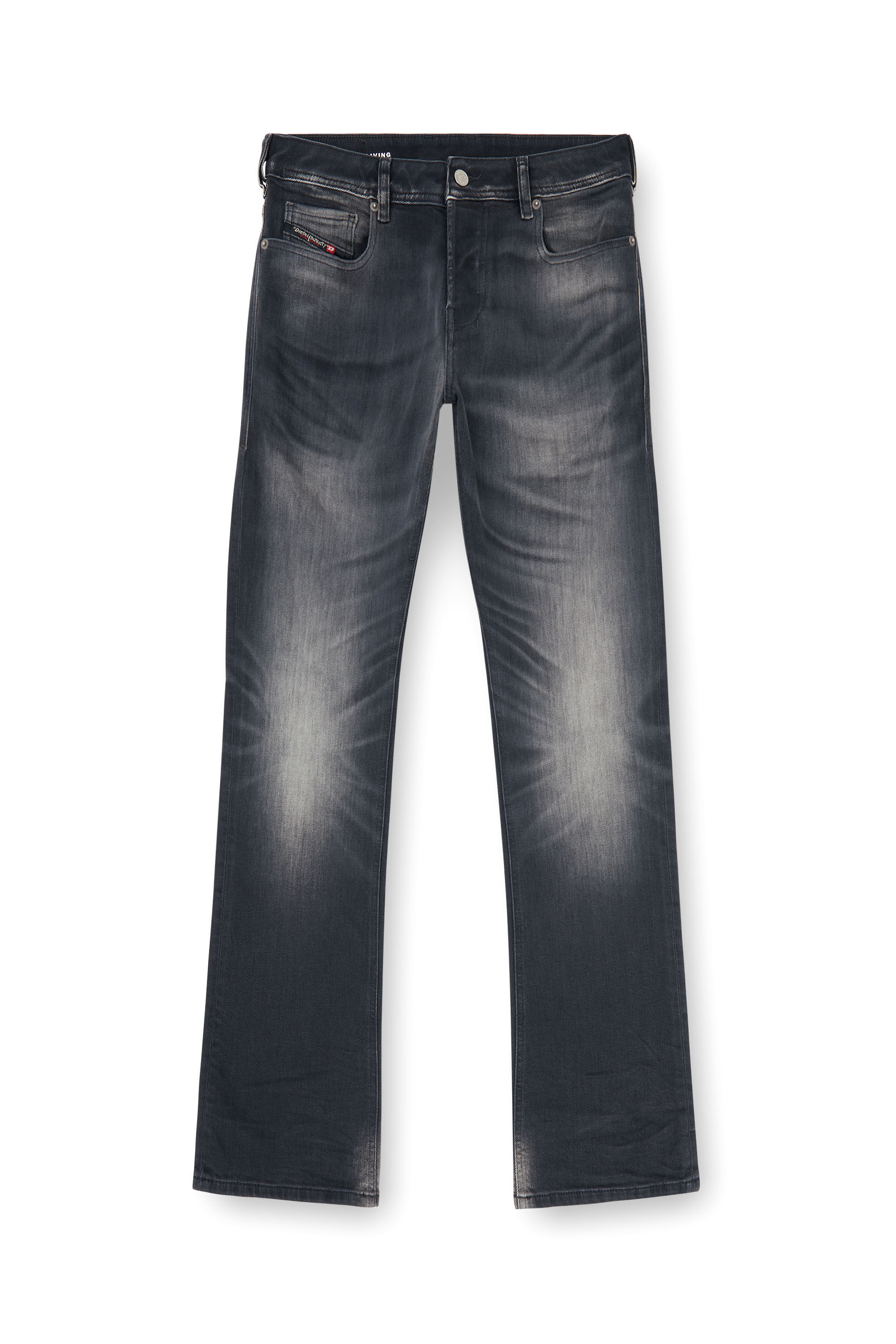 Diesel - Bootcut Jeans 2007 Zatiny 09P38 Homme, Noir/Gris fonc&eacute; - Image 6