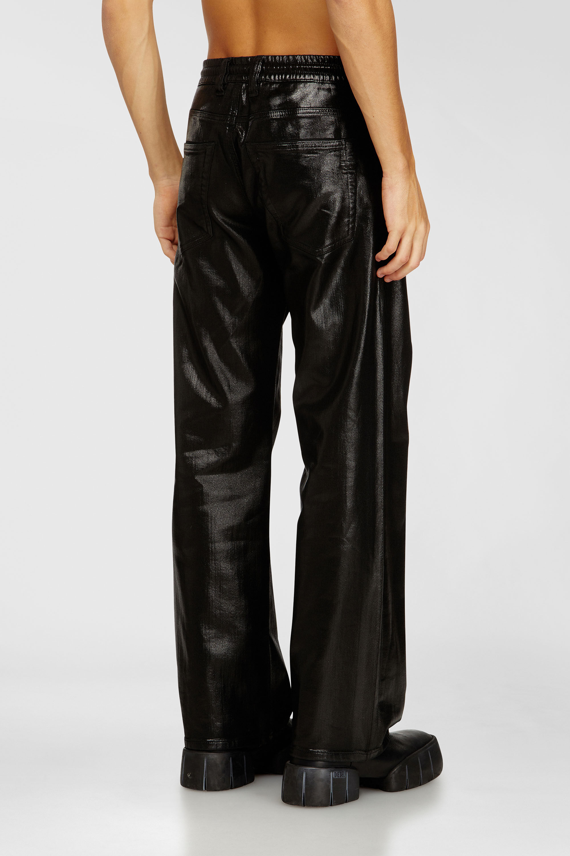 Diesel - Relaxed 2080 D-Reel Joggjeans&reg; 068VD Homme, Noir/Gris fonc&eacute; - Image 3