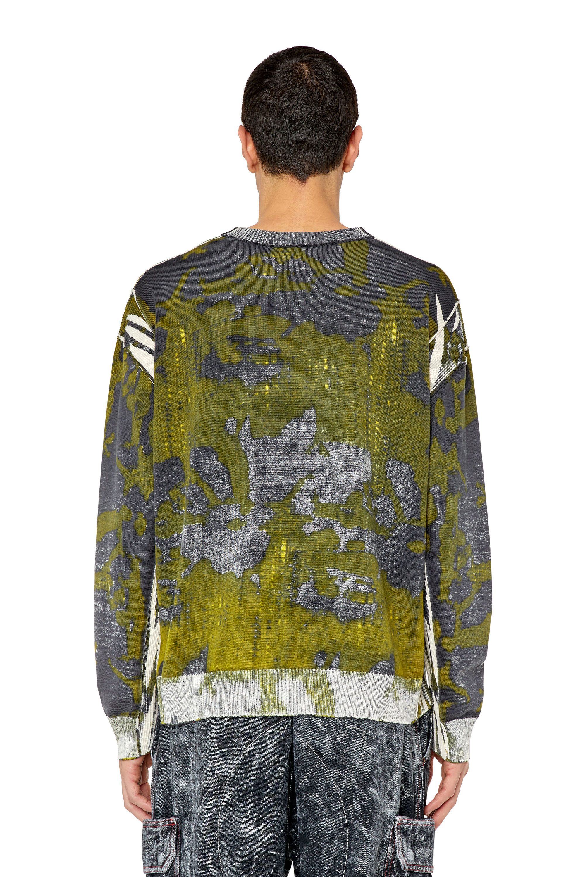 Diesel - K-LARAN, Pull avec imprimé camouflage Homme in Polychrome - 4