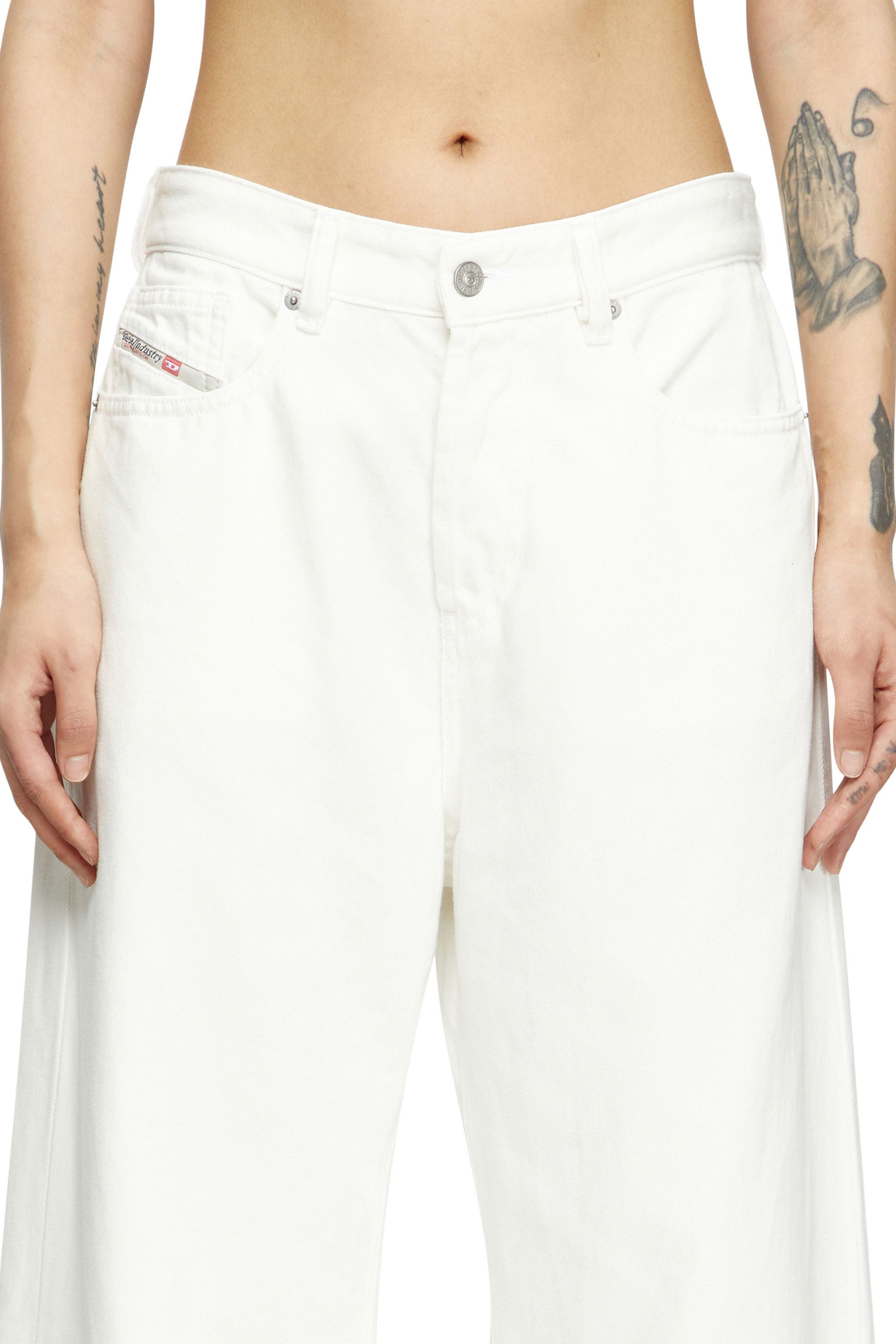Diesel - Relaxed Jeans 1996 D-Sire 09I41 Femme, Blanc - Image 5