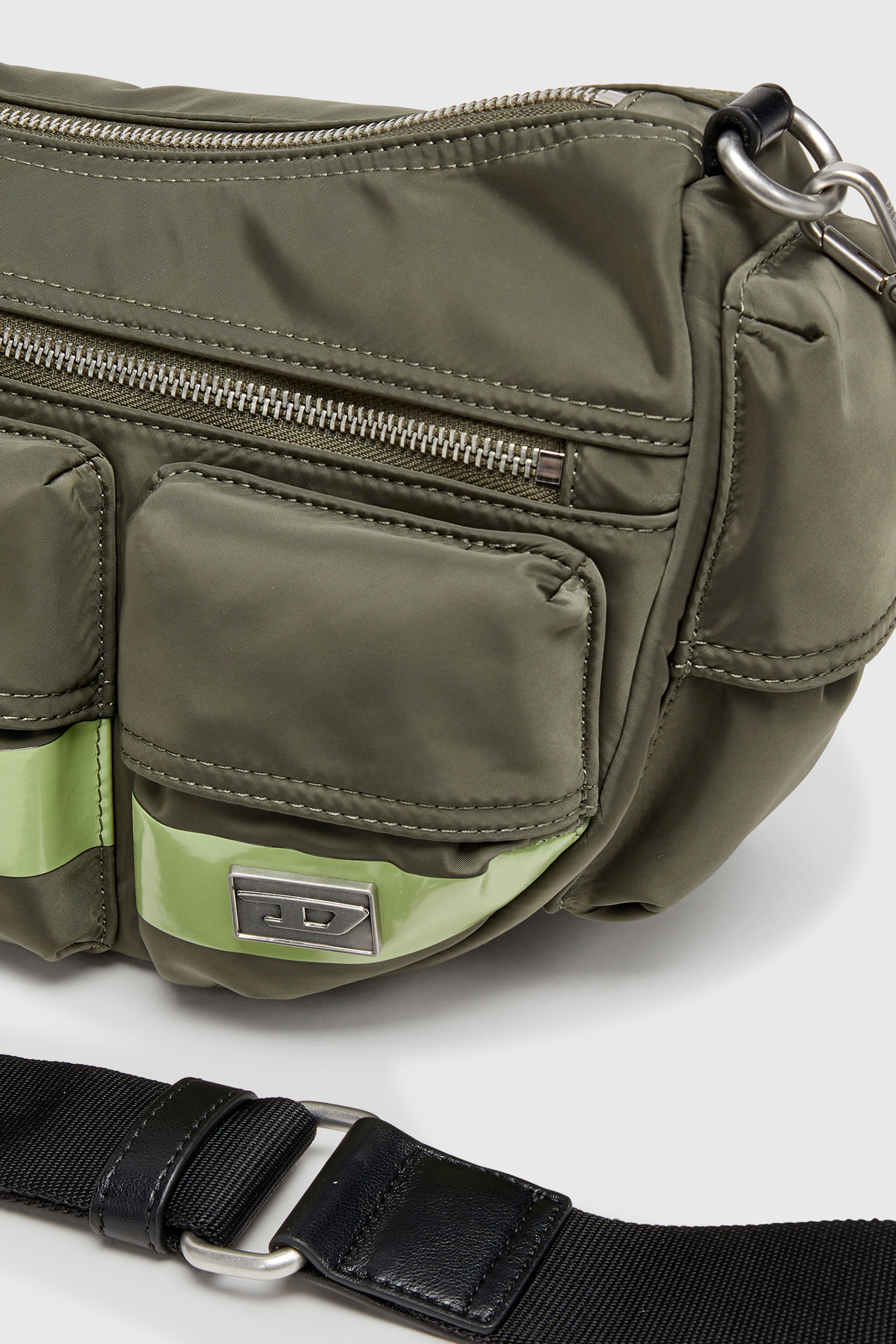 Diesel - MULTI-PKTS SHOULDER BAG X, Multi-Pkts - Sac bandouli&egrave;re &agrave; design color-block Mixte in Polychrome - 5