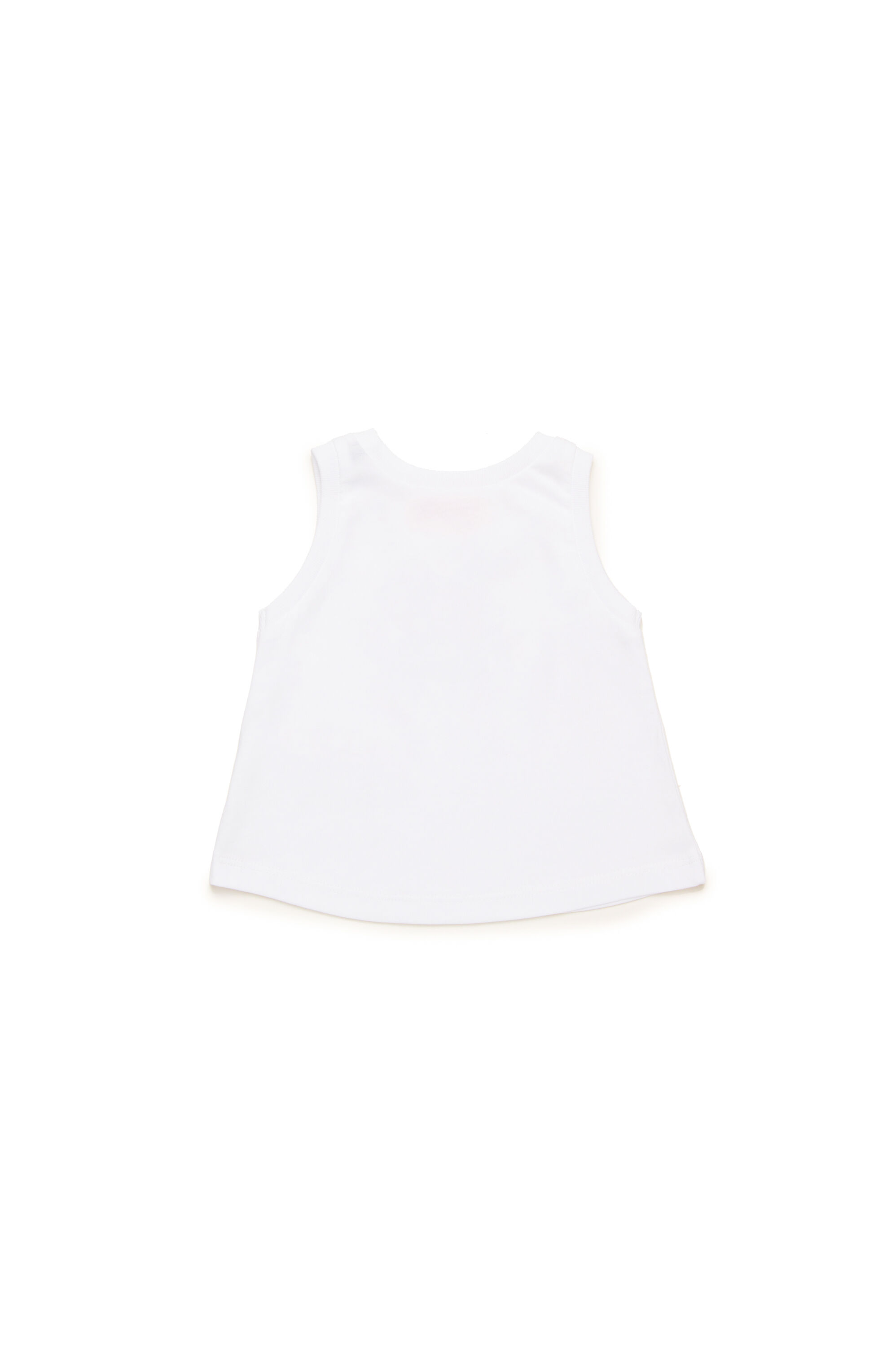 Diesel - MTARBIB, Top sans manches avec logo Oval D Femme in Blanc - 2