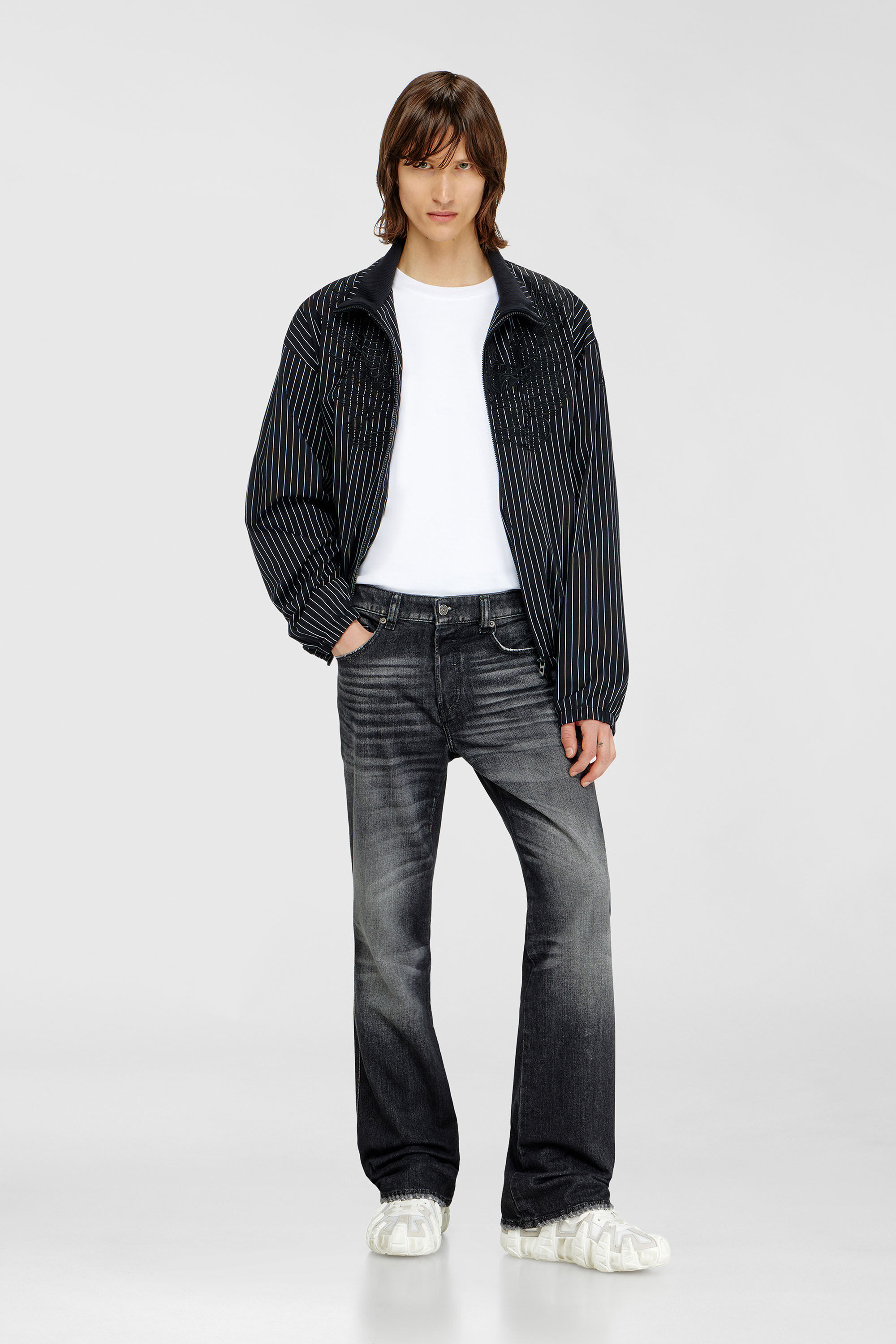 Diesel - Bootcut Jeans 1998 D-Buck 09L50 Homme, Noir/Gris fonc&eacute; - Image 1