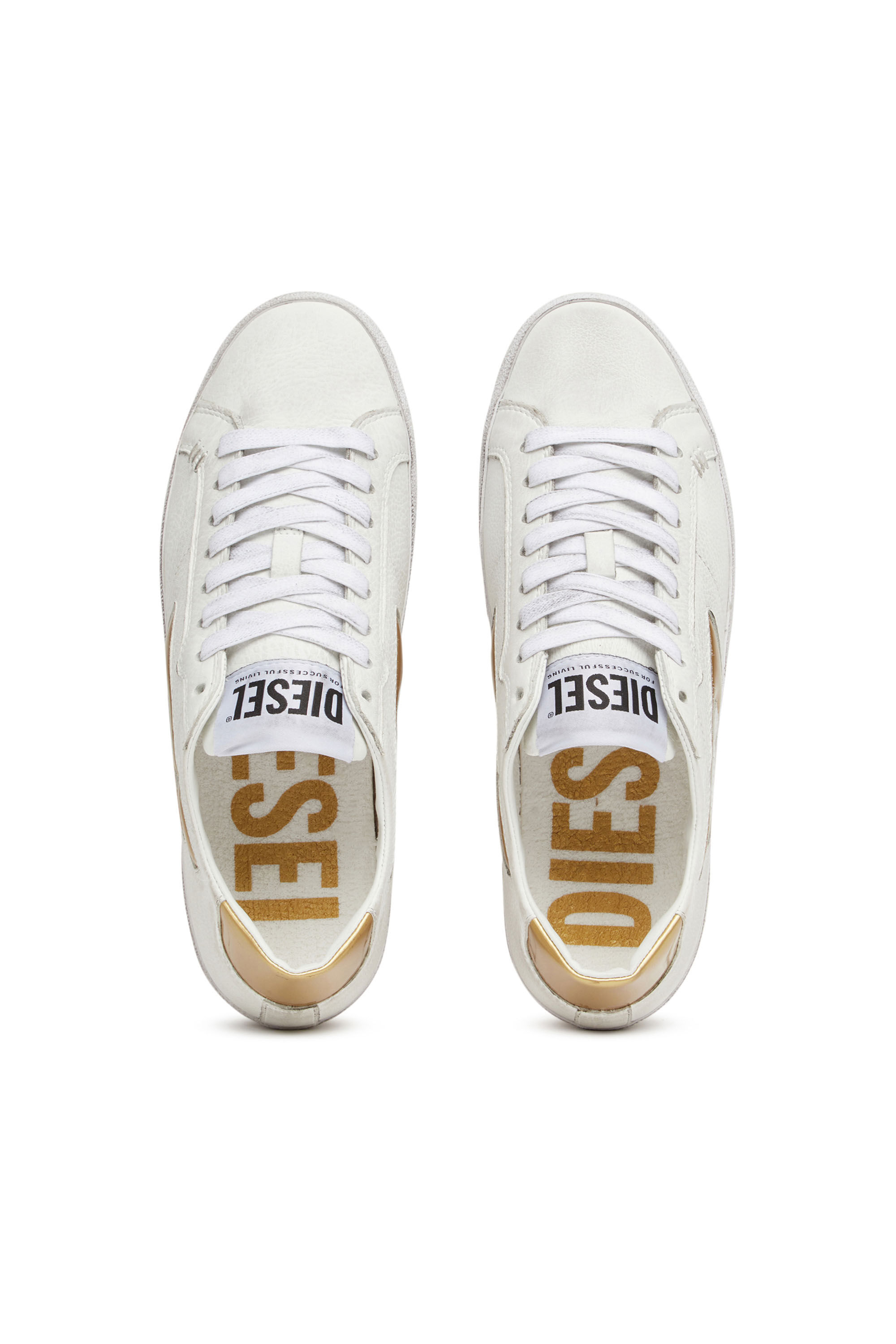 Diesel - S-LEROJI LOW W, S-Leroji Low W - Sneakers basses avec logo D métallisé Femme in Polychrome - 4