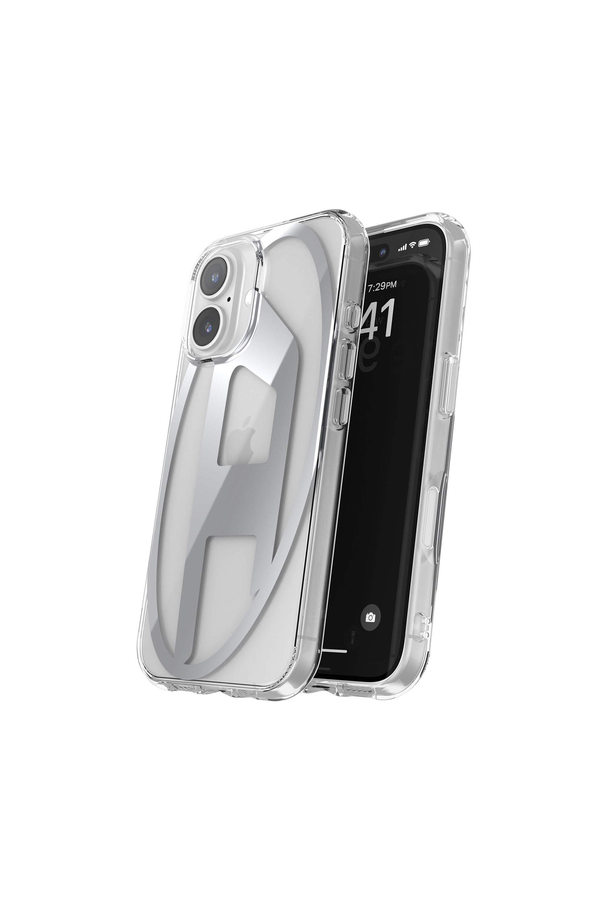 Diesel - 60139 AOP CASE, Coque pour l'iP 16 Mixte in Gris argenté - 2