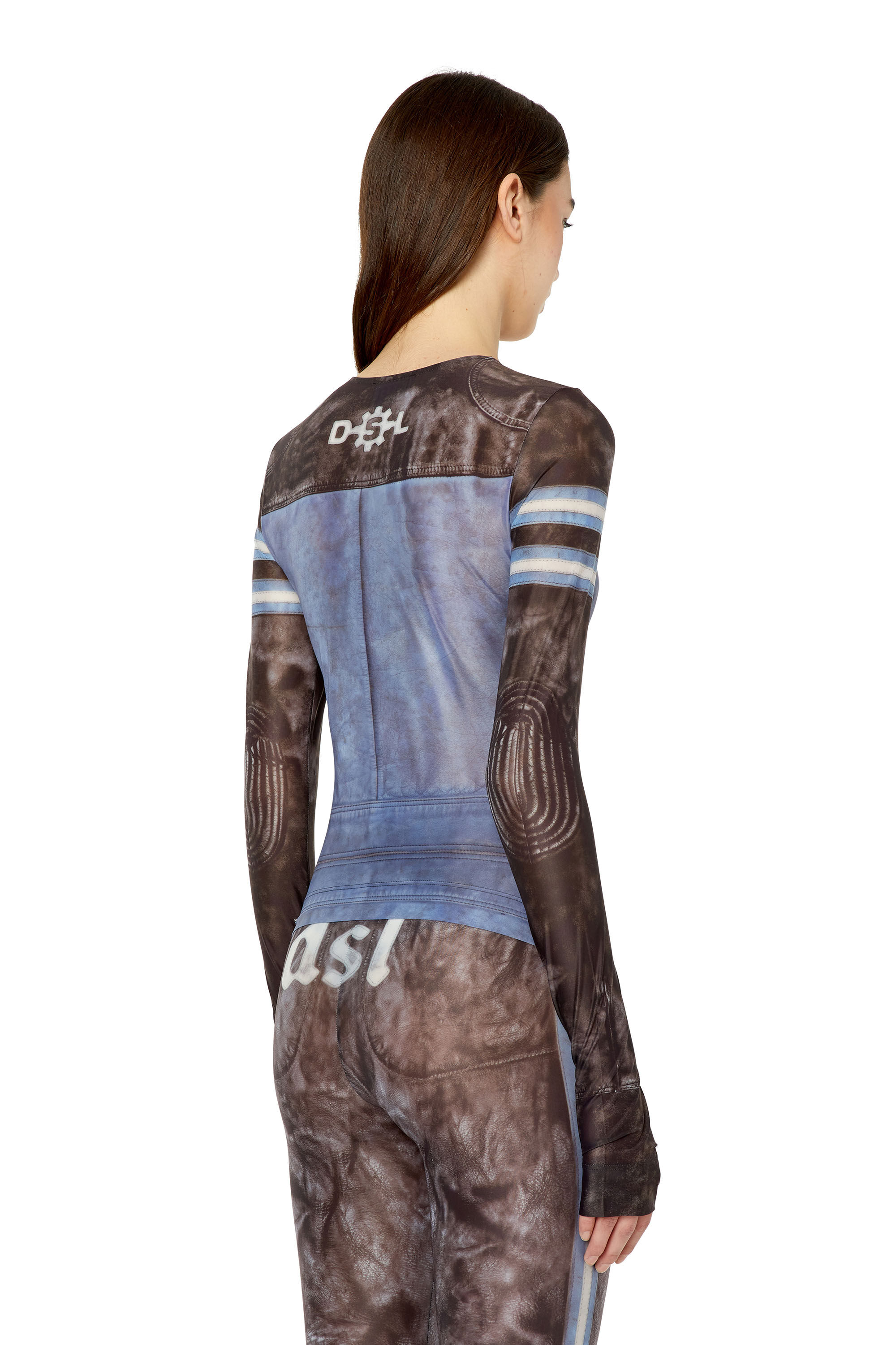 Diesel - T-CLAUZI, Noir/Bleu - Image 4