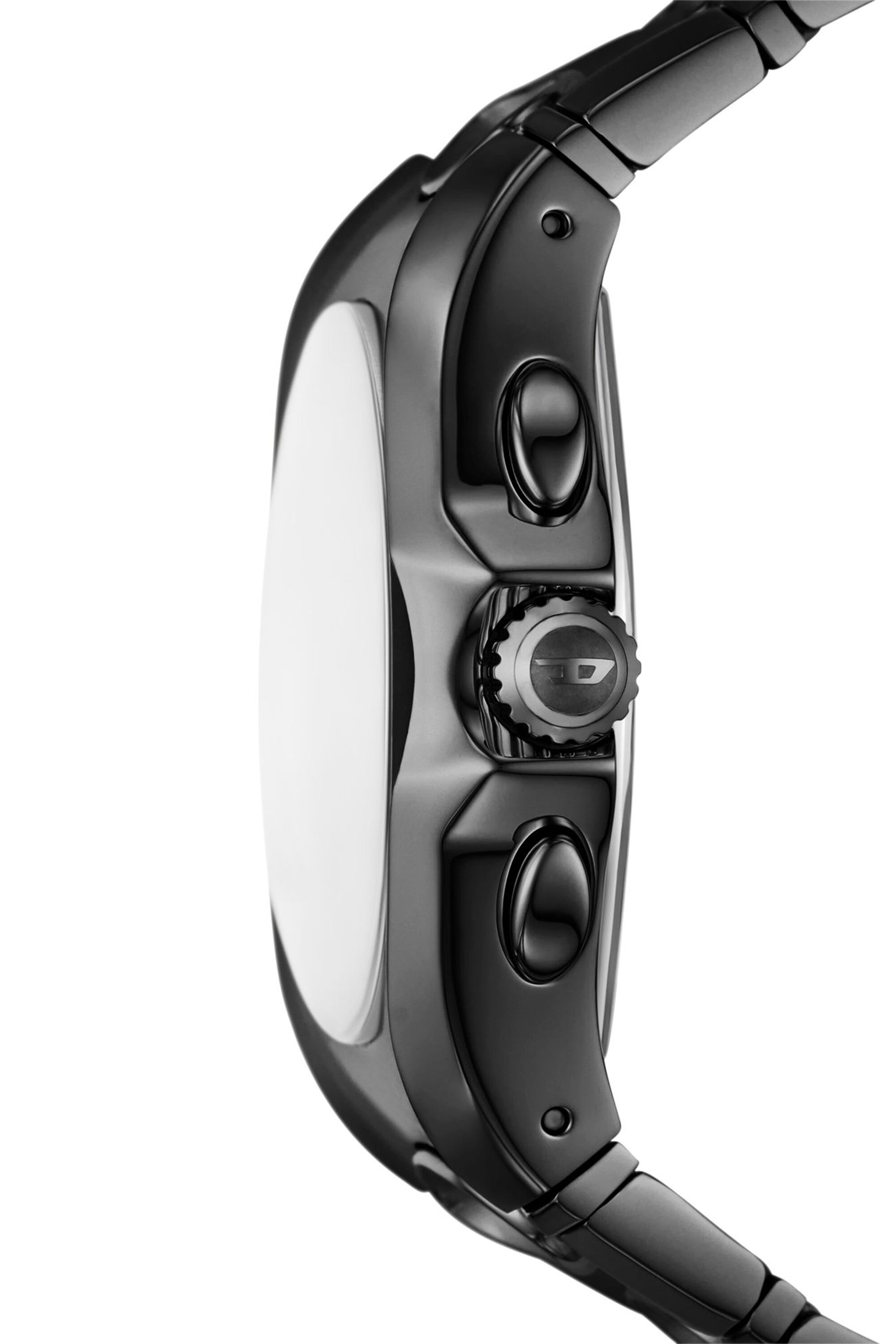 Men's D-Curve black stainless steel watch | Black | Diesel