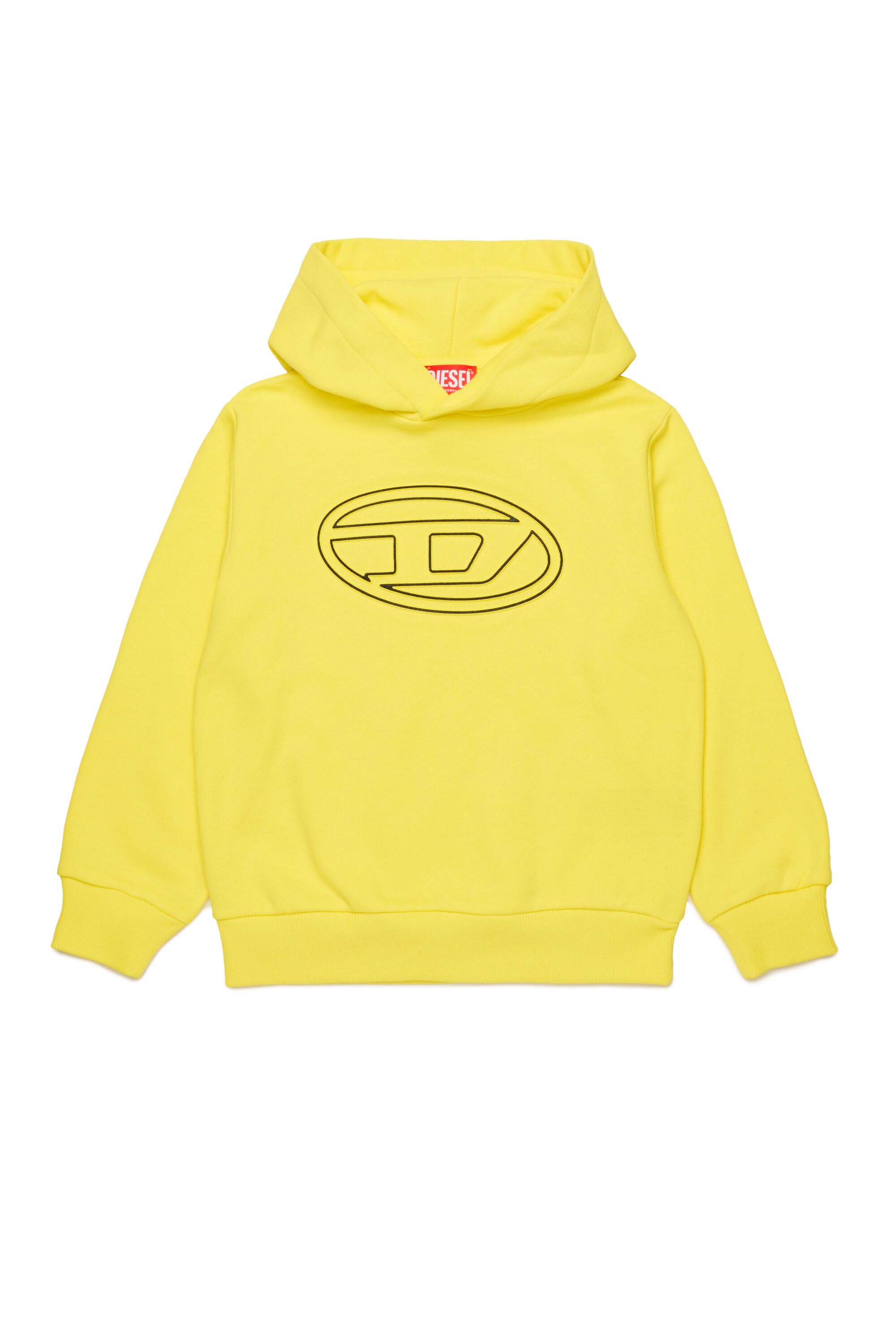 Yellow diesel hoodie top