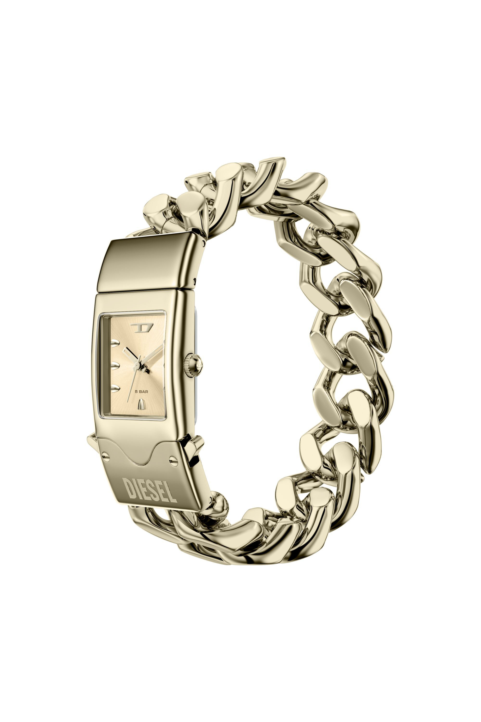 Diesel - DZ2235 WATCH, Montre Closer en acier inoxydable dor&eacute; Homme in Dor&eacute; - 6