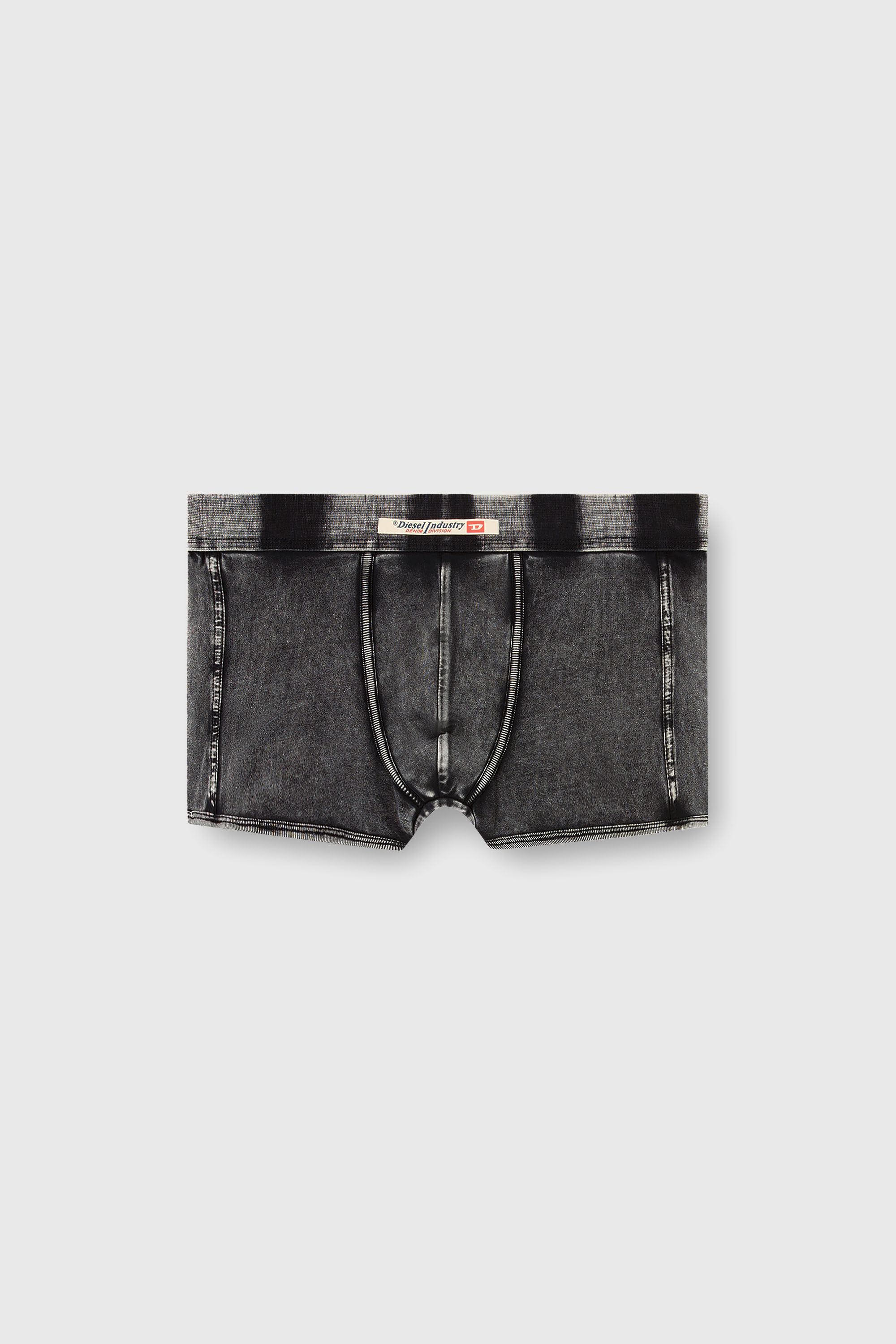 Diesel - DAMIEN-DNM, Boxer effet denim Homme in Noir - 2