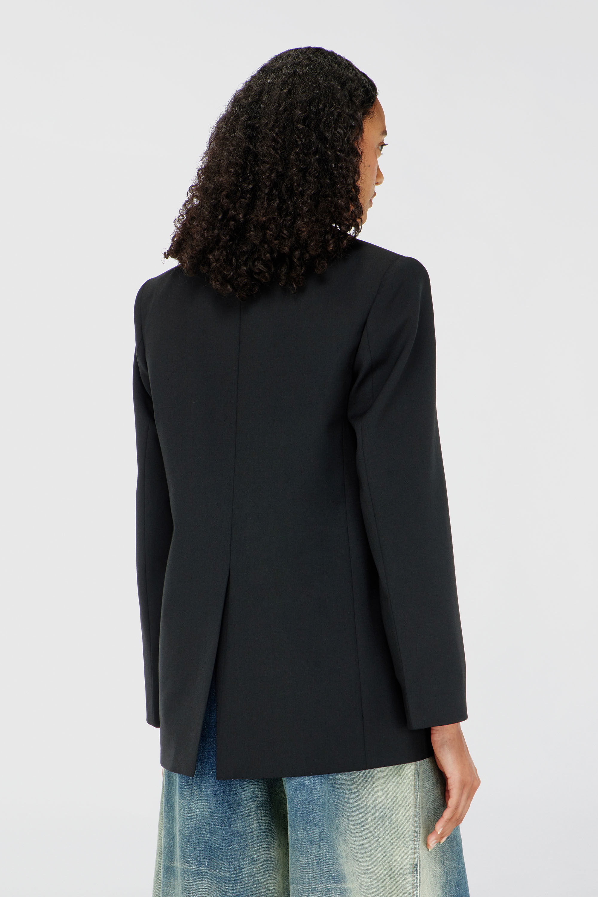 Diesel - G-KESS-R1, Blazer en m&eacute;lange de laine Femme in Noir - 4