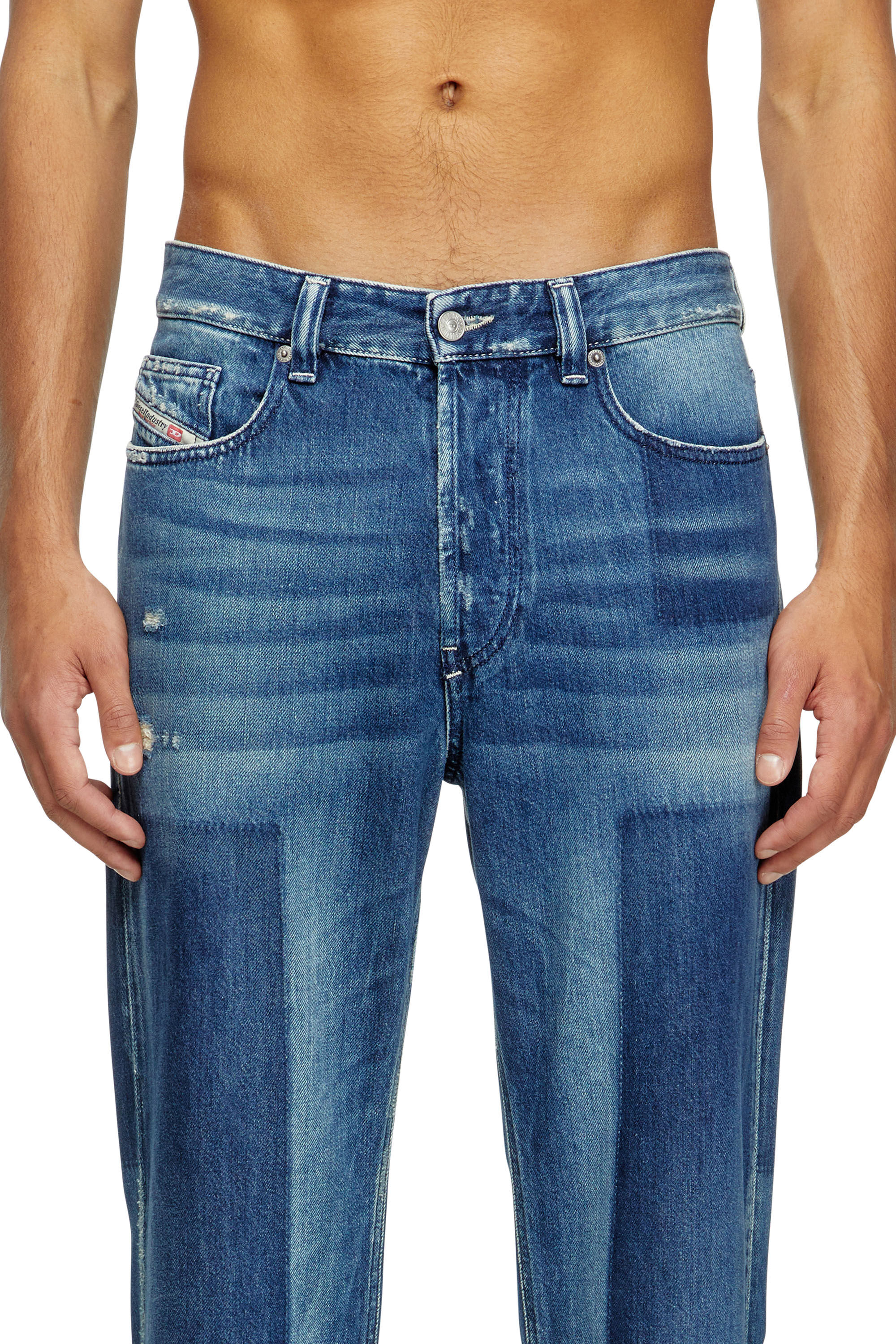 Diesel - Regular Jeans 2024 D-Macs 09M52 Homme, Bleu Foncé - Image 5