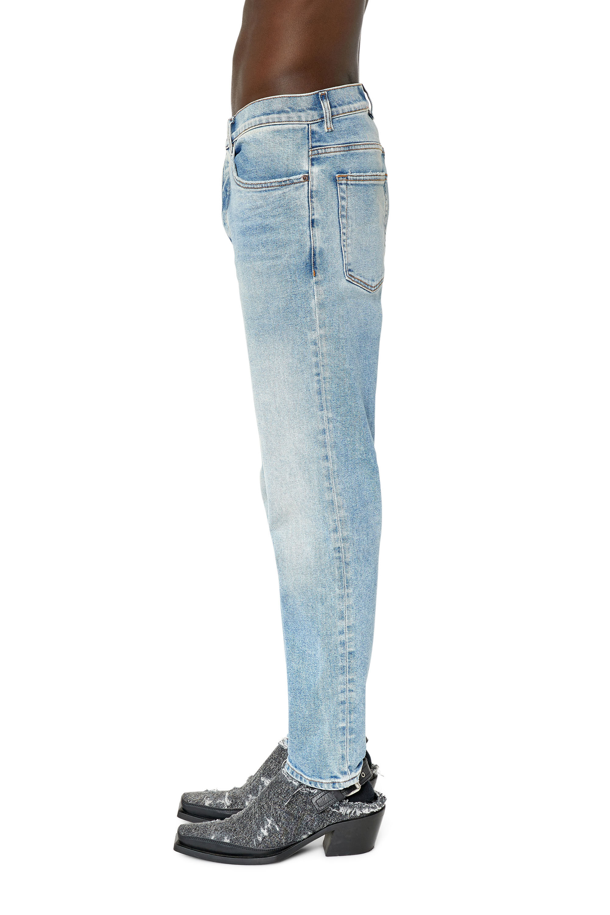 Diesel - 2005 D-Fining 09E86 Tapered Jeans, Bleu Clair - Image 5