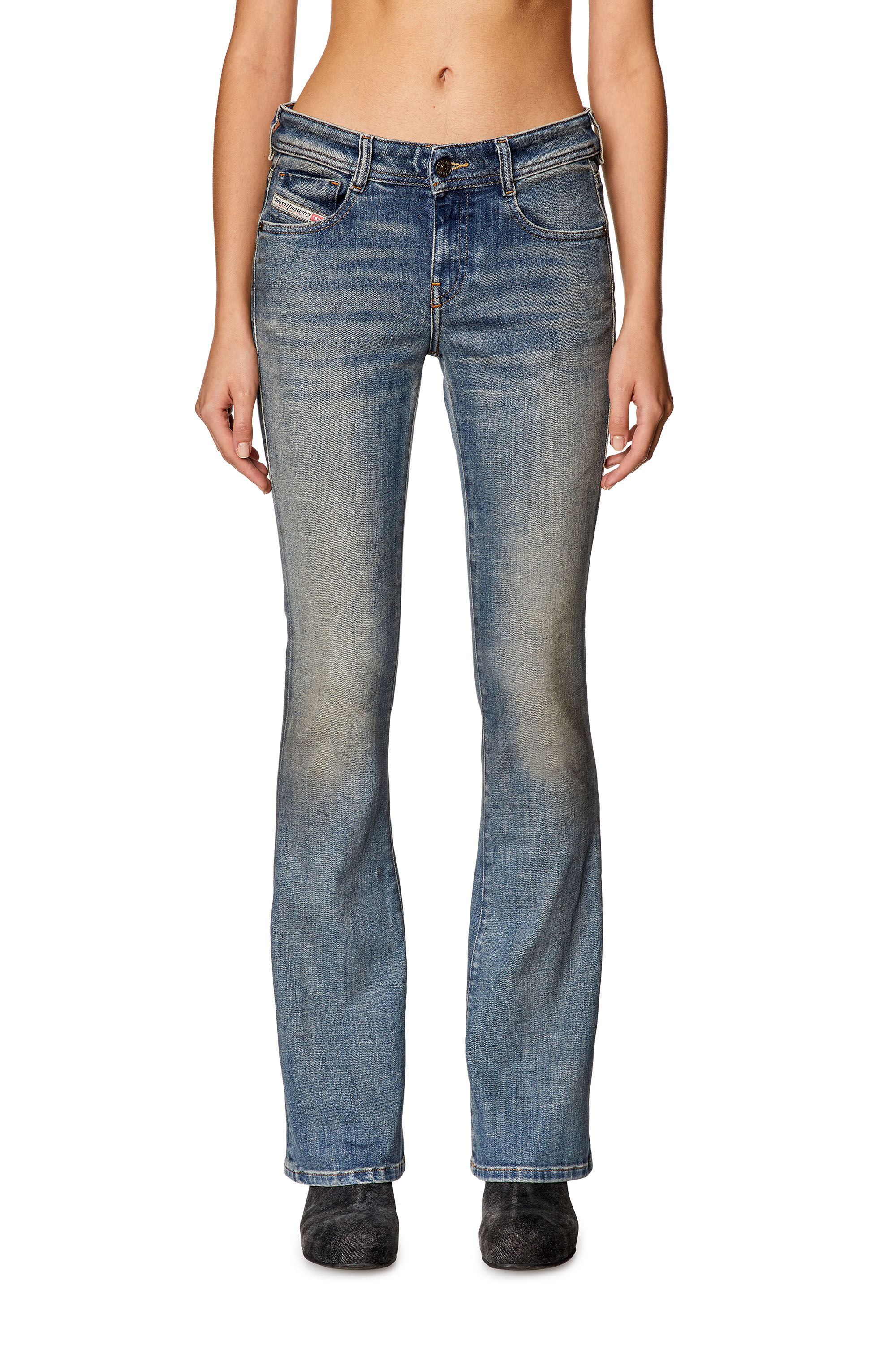Diesel - Woman Bootcut and Flare Jeans 1969 D-Ebbey 09H69, Dark Blue - Image 3