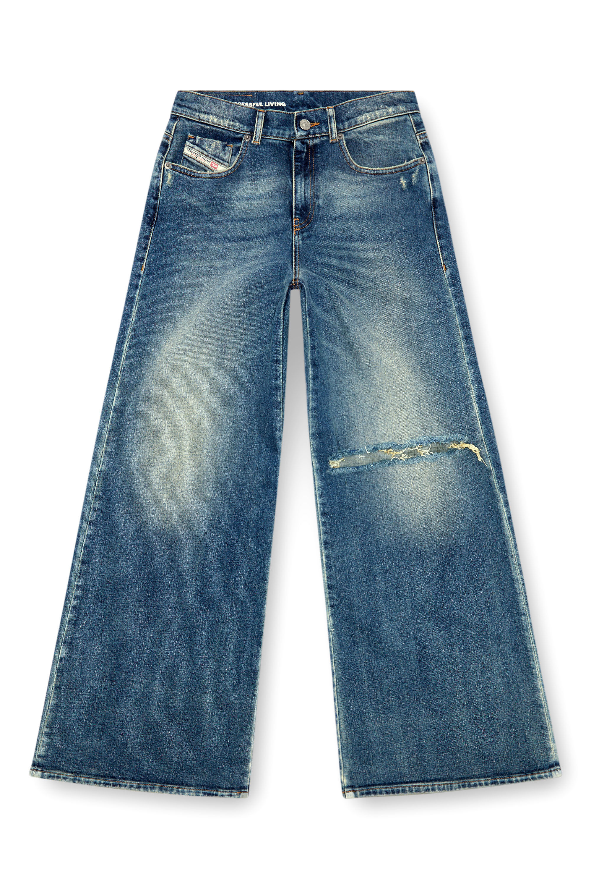 Jeans bootcut et flare femme Bleu moyen Diesel 1978 D Akemi