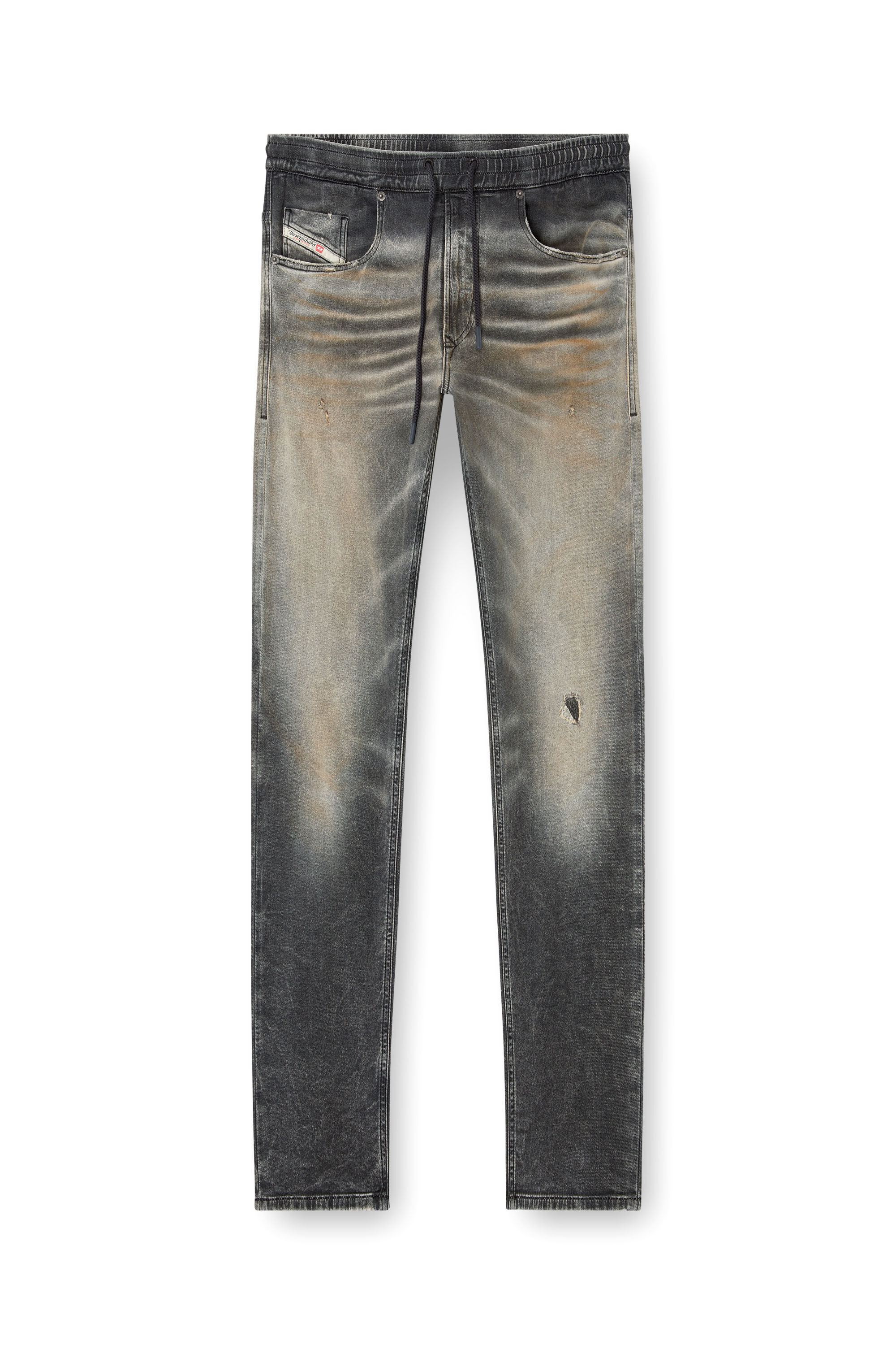 Diesel - Regular 2030 D-Krooley Joggjeans® 068PG Homme, Gris Clair - Image 2