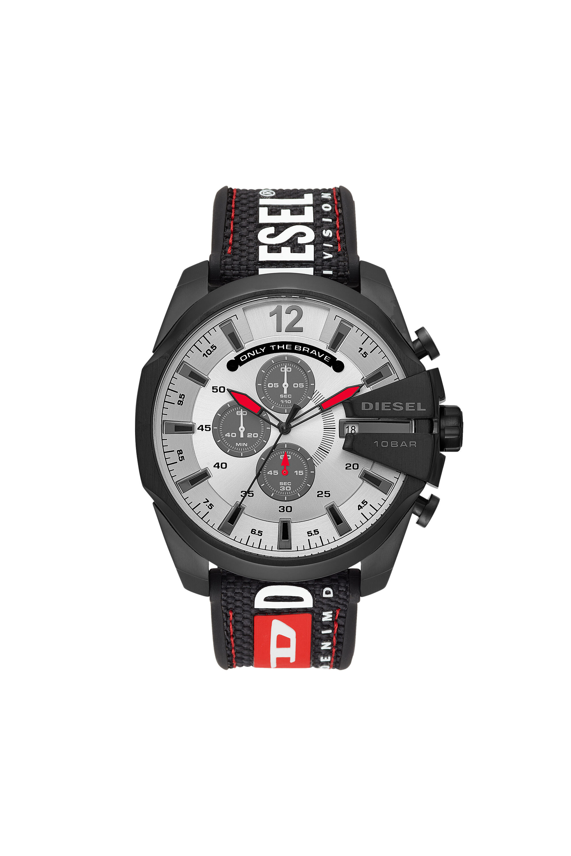 Diesel mega chief chronograph black watch 2025