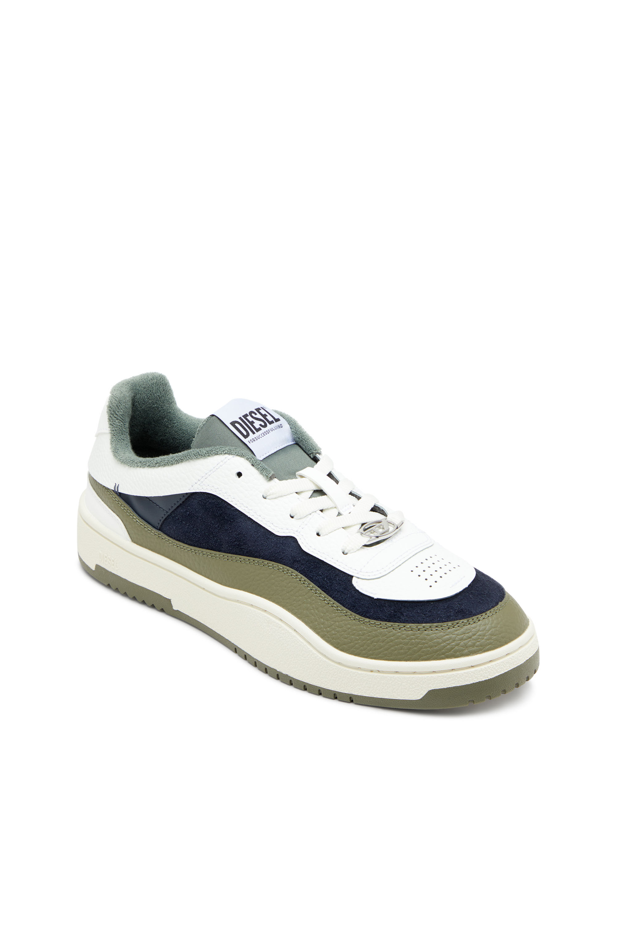 S-OVAL SKATE LOW, Blanc/Vert