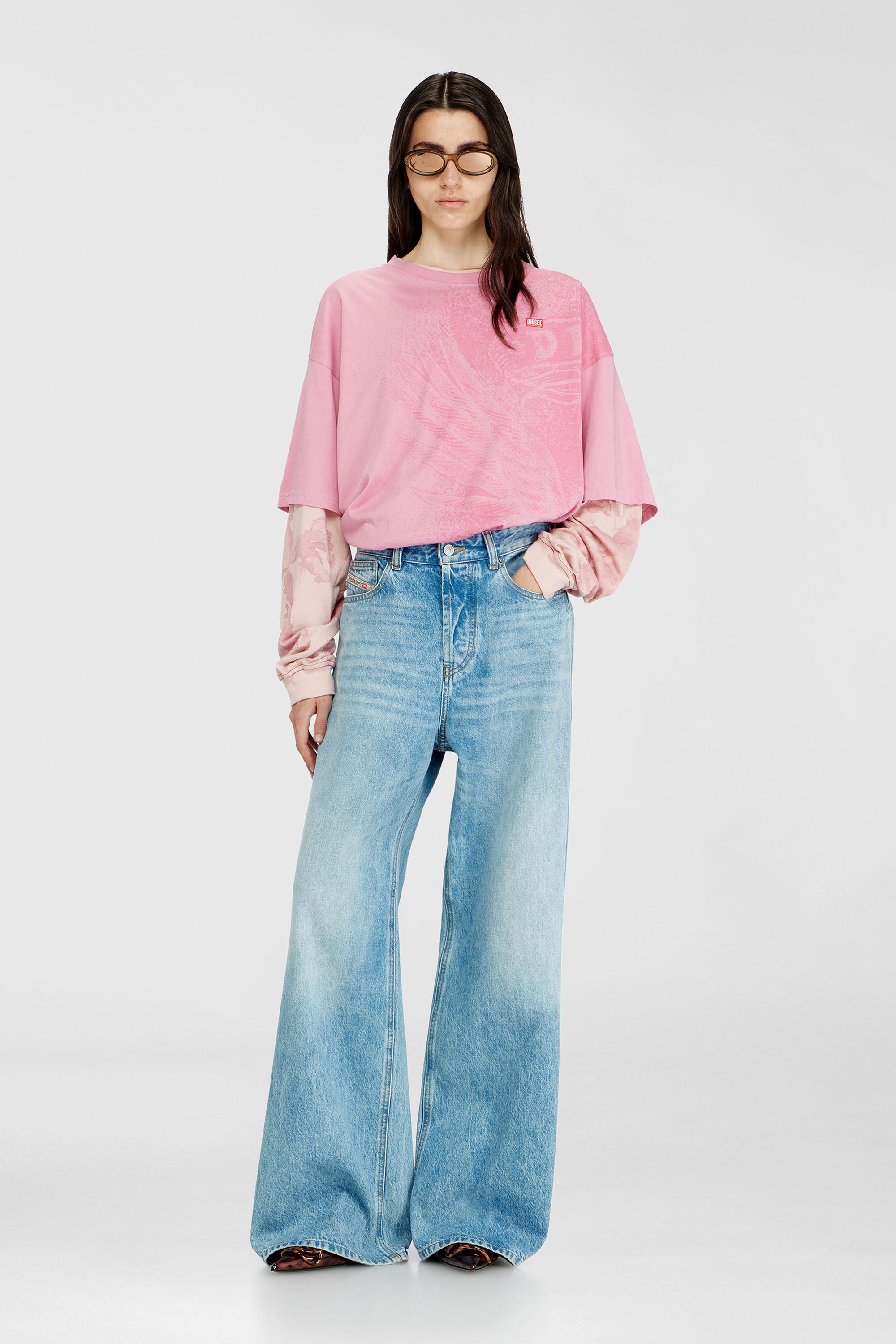 Diesel - Relaxed Jeans 1996 D-Sire 09I29 Mixte, Bleu Clair - Image 1