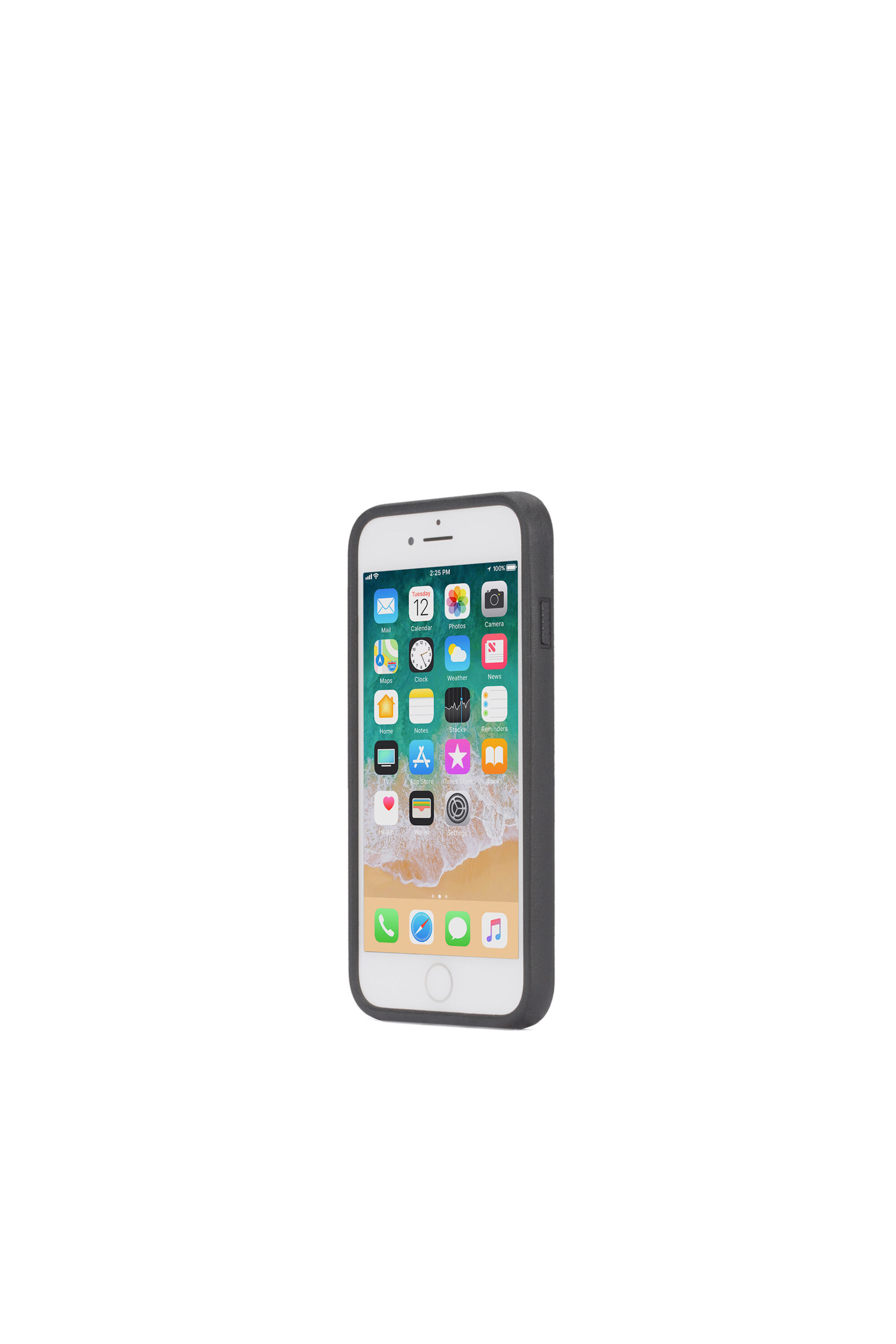 Diesel - ZIP BLACK LEATHER IPHONE 8/7/6s/6 CASE, Coque en cuir noir avec zip, iPhone 8/7/6s/6 Mixte in Noir - 3
